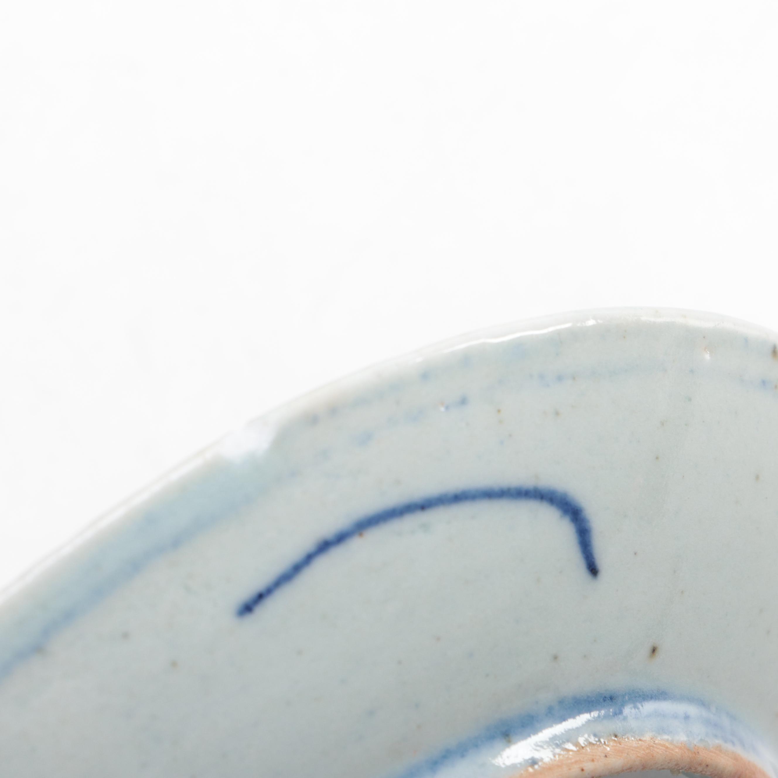 Chinese Hand-Painted Blue and White Porcelain Plates