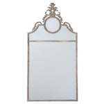 Uttermost Louis XVI Style Patinated Metal and Composite Mirror
