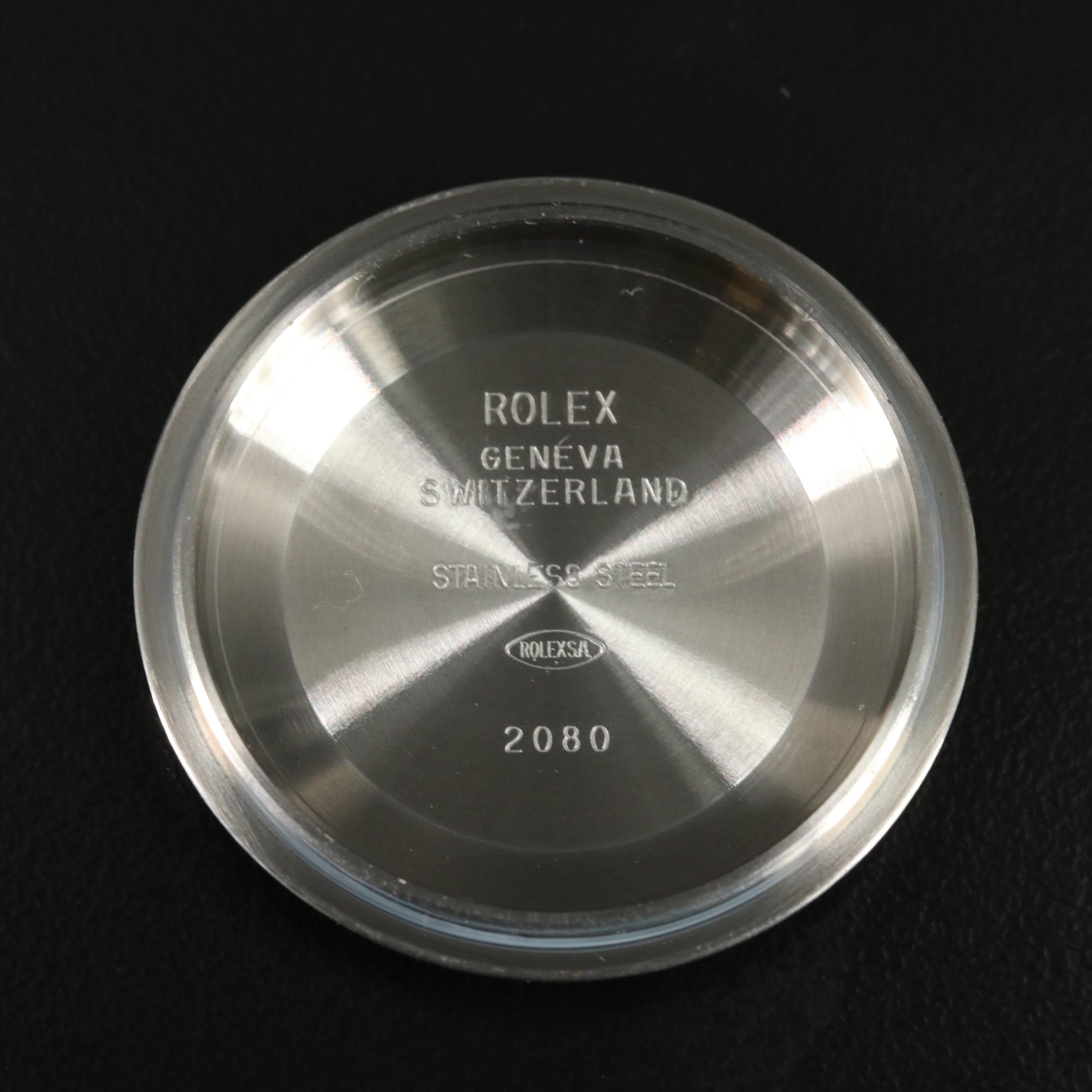 Rolex Datejust Rhodium Oyster Steel 36MM Automatic Watch