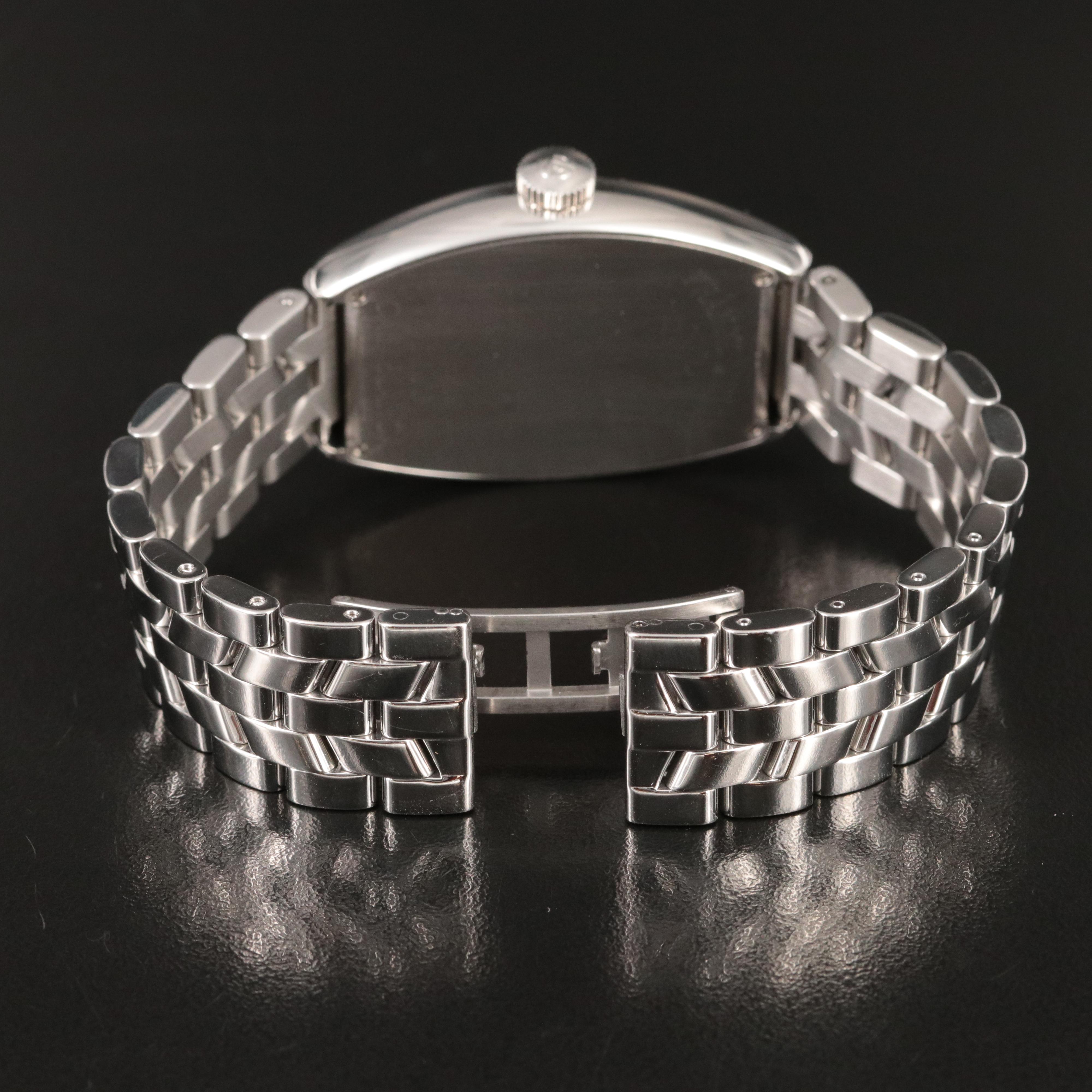 Franck Muller Casablanca Large Black Steel Automatic Watch