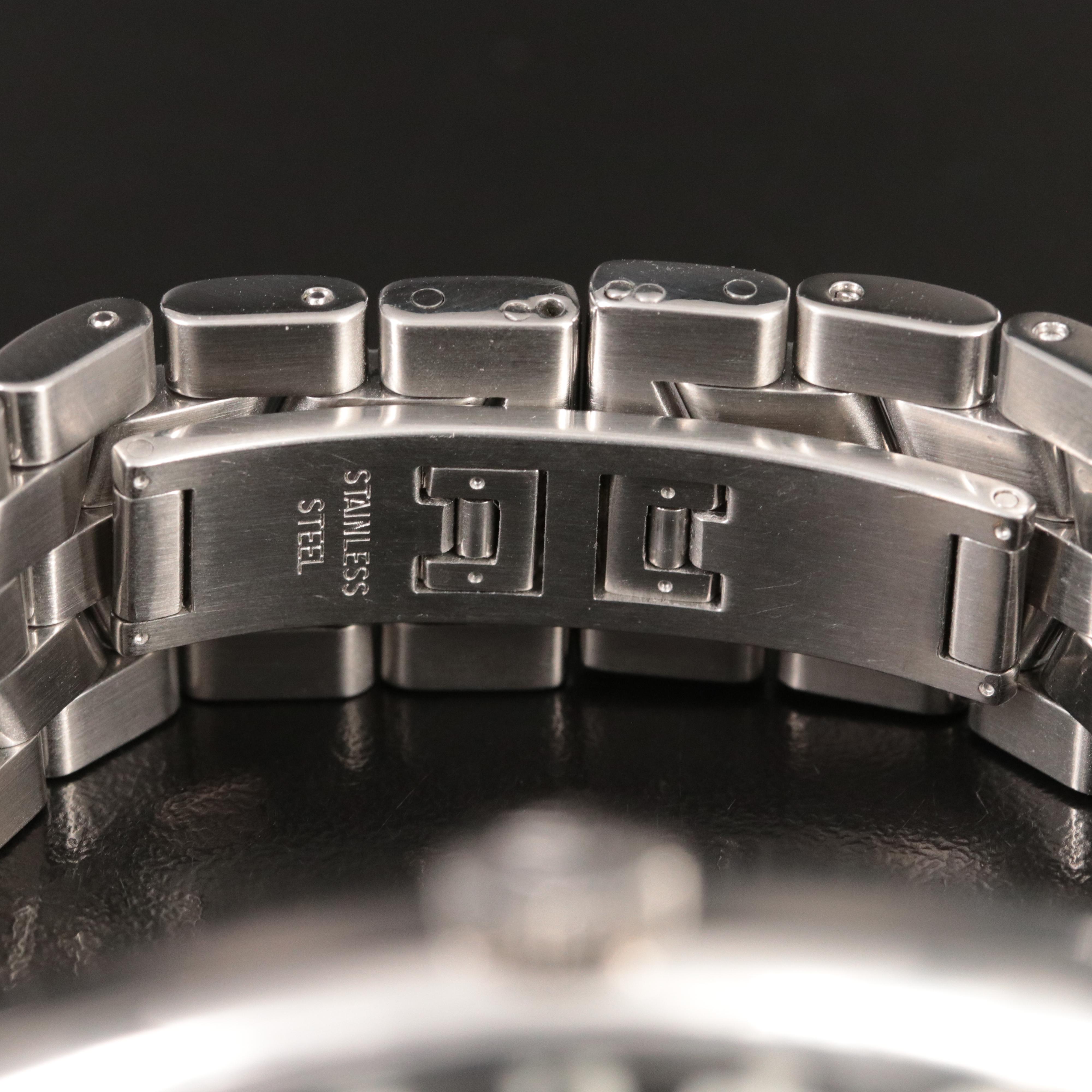 Franck Muller Casablanca Large Black Steel Automatic Watch