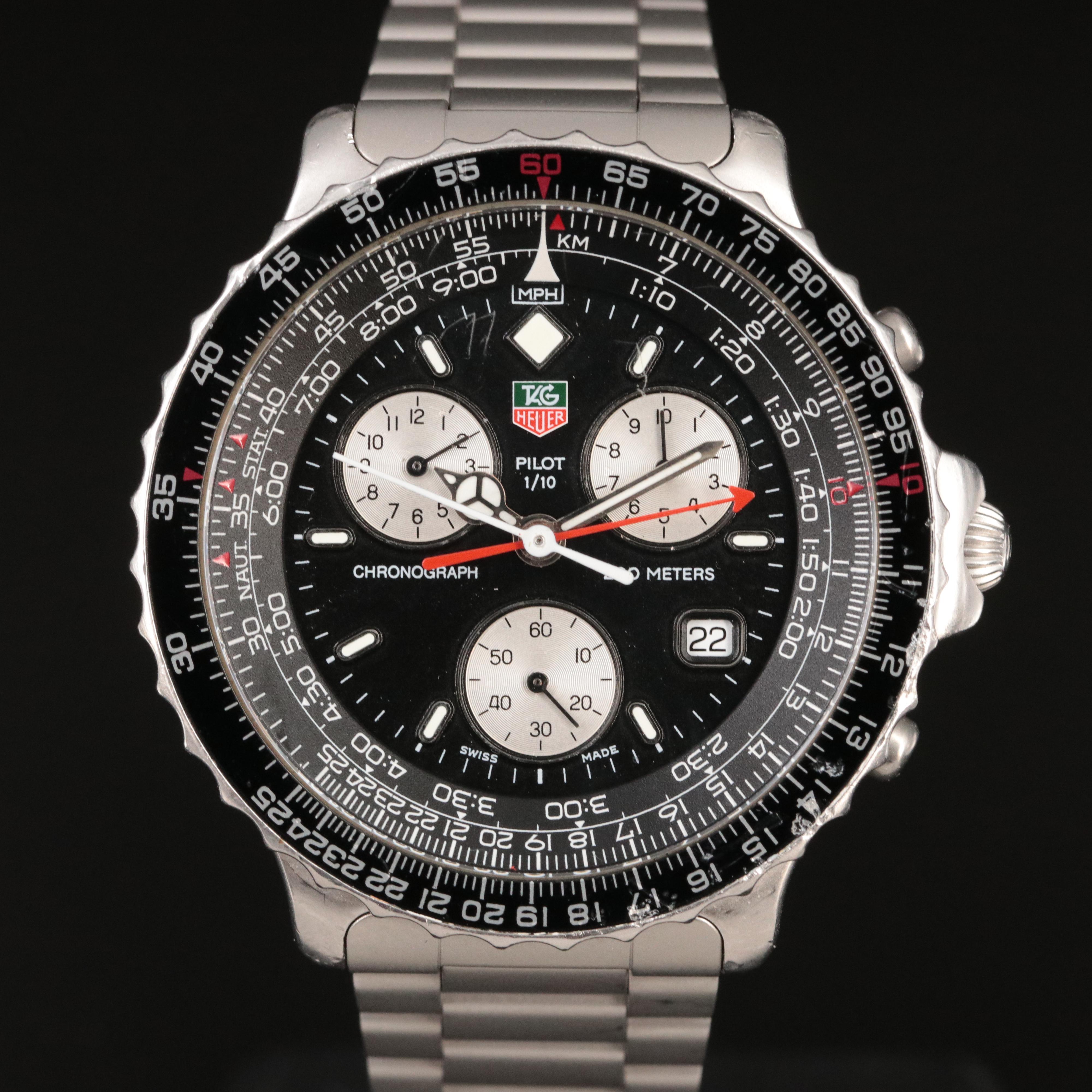 TAG Heuer Pilot Chronograph 200 Meters Watch
