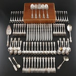 International Silver "Orleans" Silver Plate Flatware and Serving Utensils