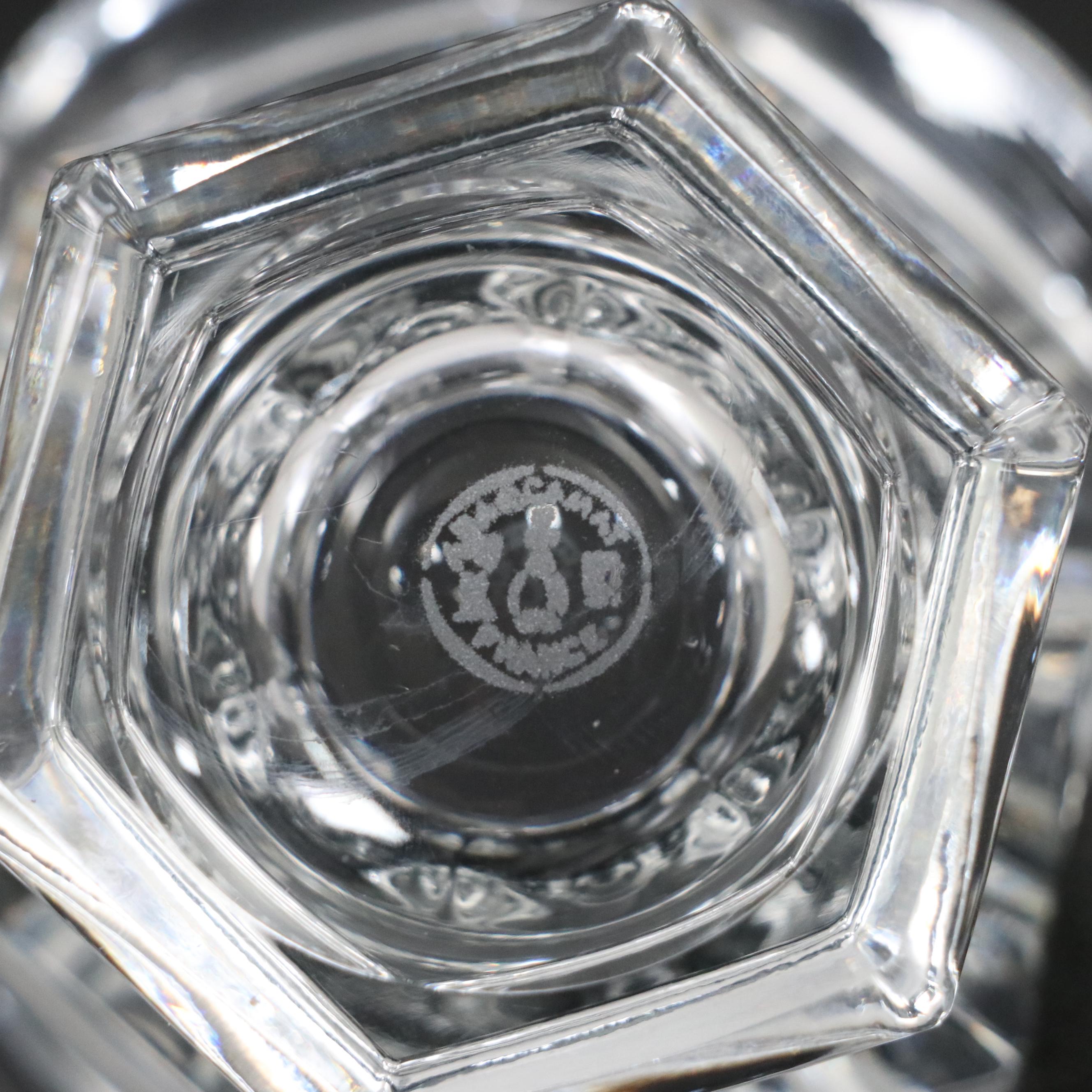 Baccarat Crystal Honey Pot with Glass Shakers and More Table Accessories