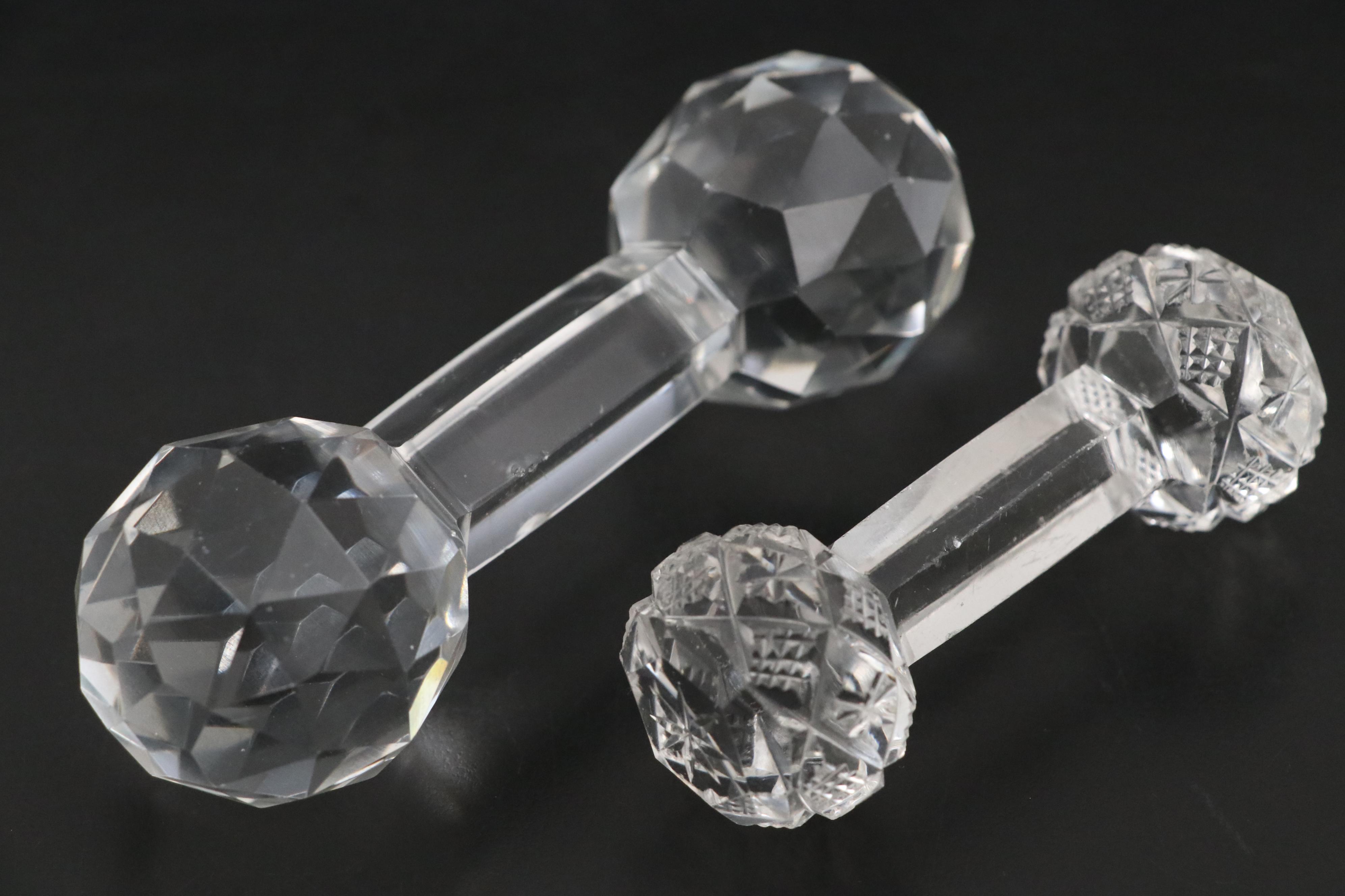 Baccarat Crystal Honey Pot with Glass Shakers and More Table Accessories