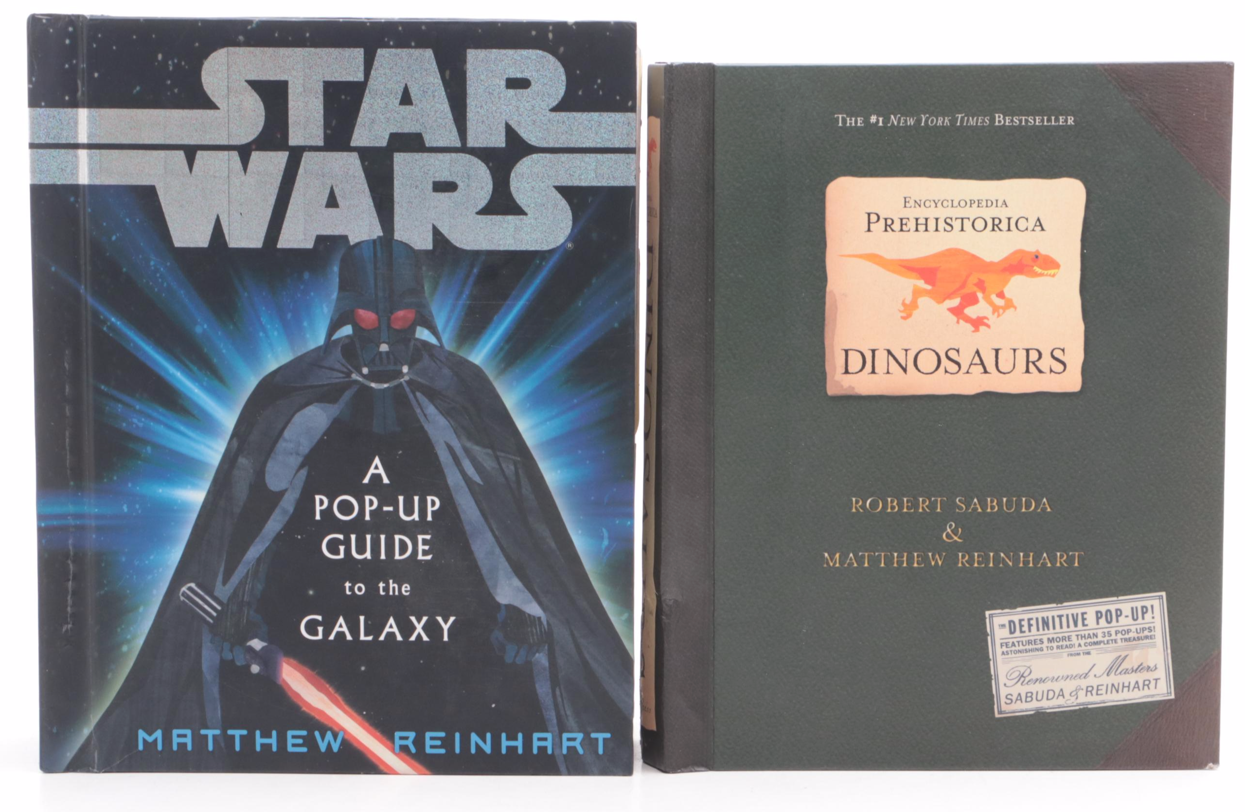 "Star Wars" and "Encyclopedia Prehistorica: Dinosaurs" Pop-Up Books