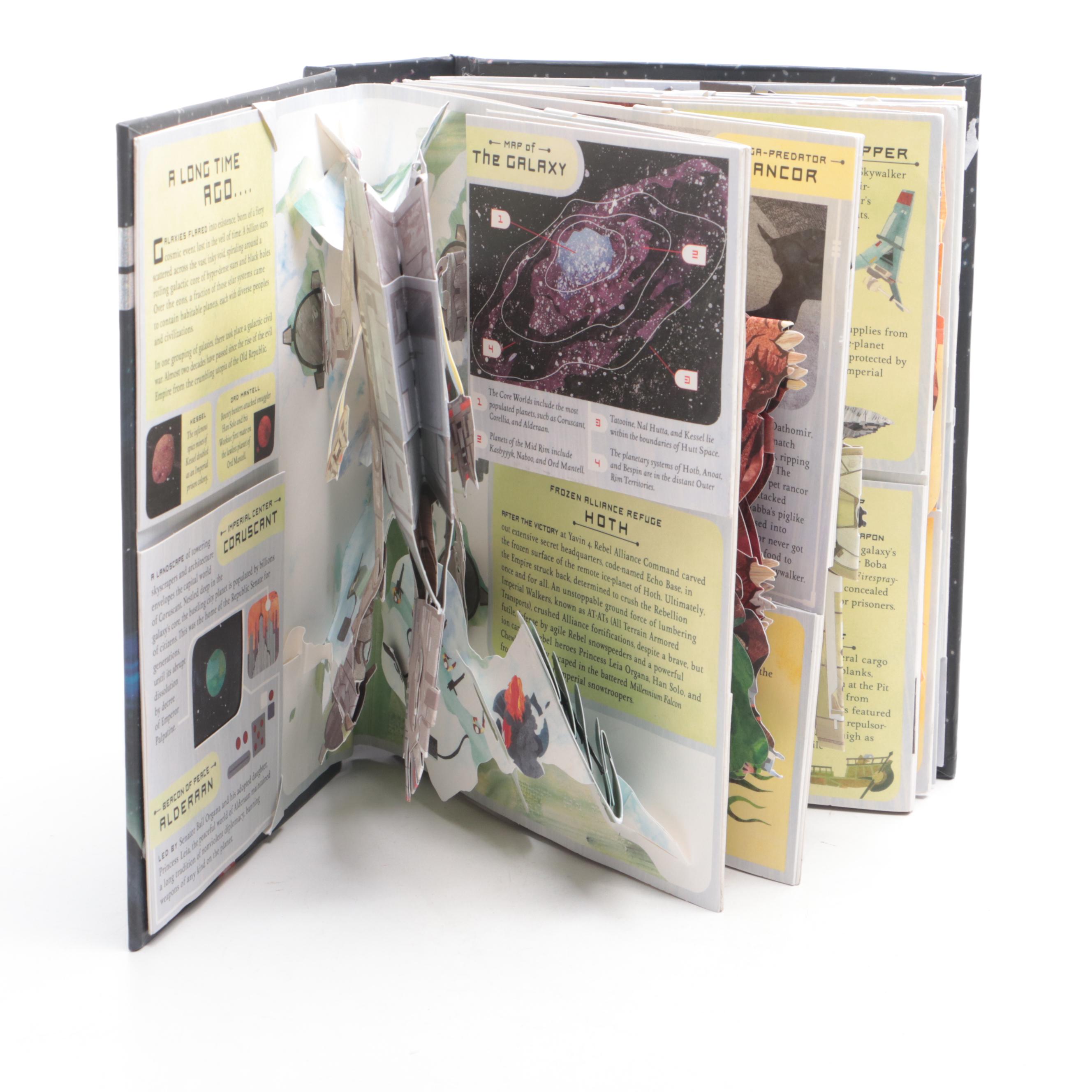 "Star Wars" and "Encyclopedia Prehistorica: Dinosaurs" Pop-Up Books