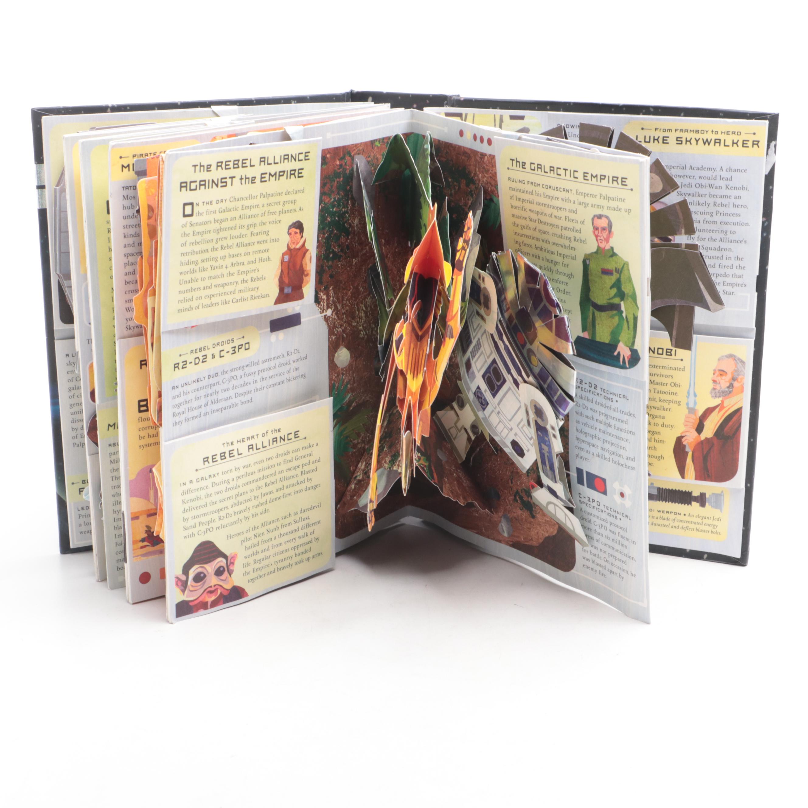 "Star Wars" and "Encyclopedia Prehistorica: Dinosaurs" Pop-Up Books