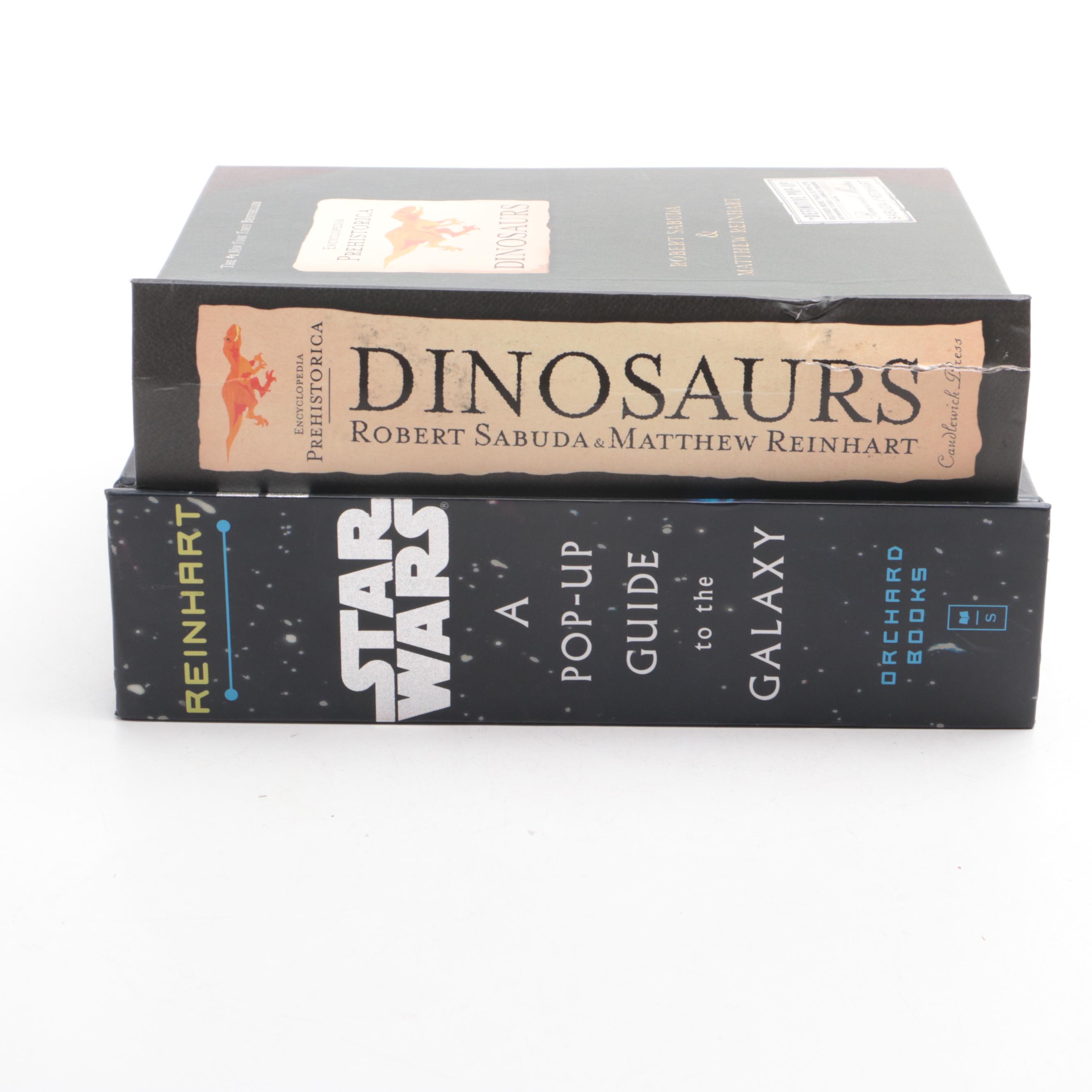 "Star Wars" and "Encyclopedia Prehistorica: Dinosaurs" Pop-Up Books