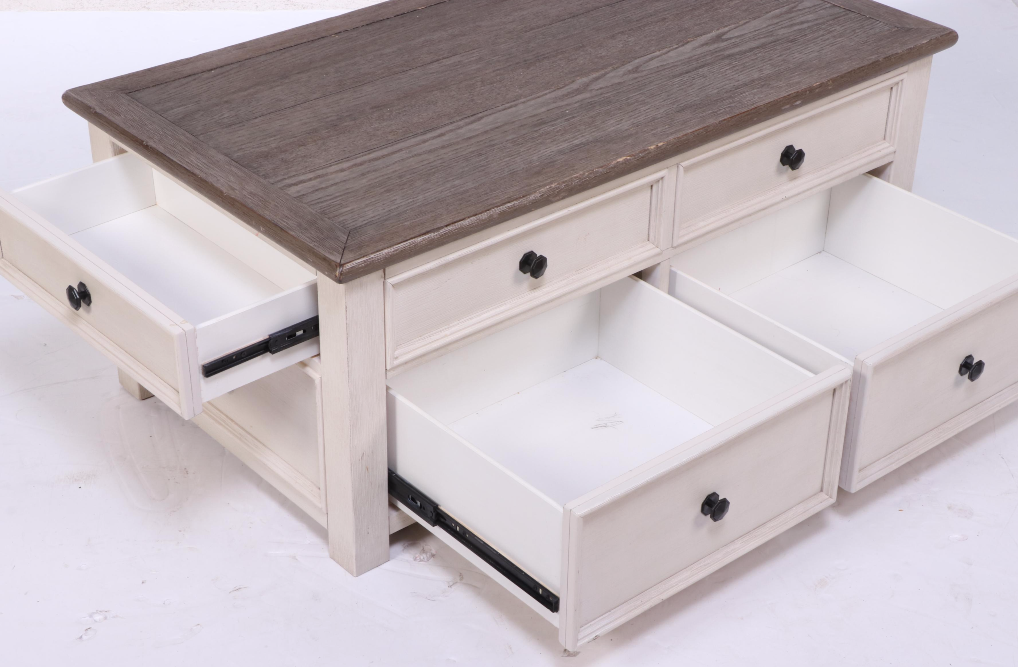 Ashley Furniture "Bolanburg" Farmhouse Style Lift-Top Coffee Table