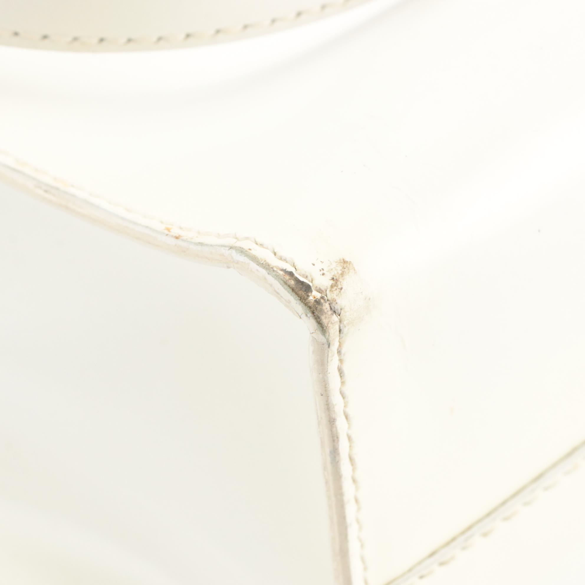 Prada Sport Shoulder Tote Bag in White Spazzolato Leather, 1990s