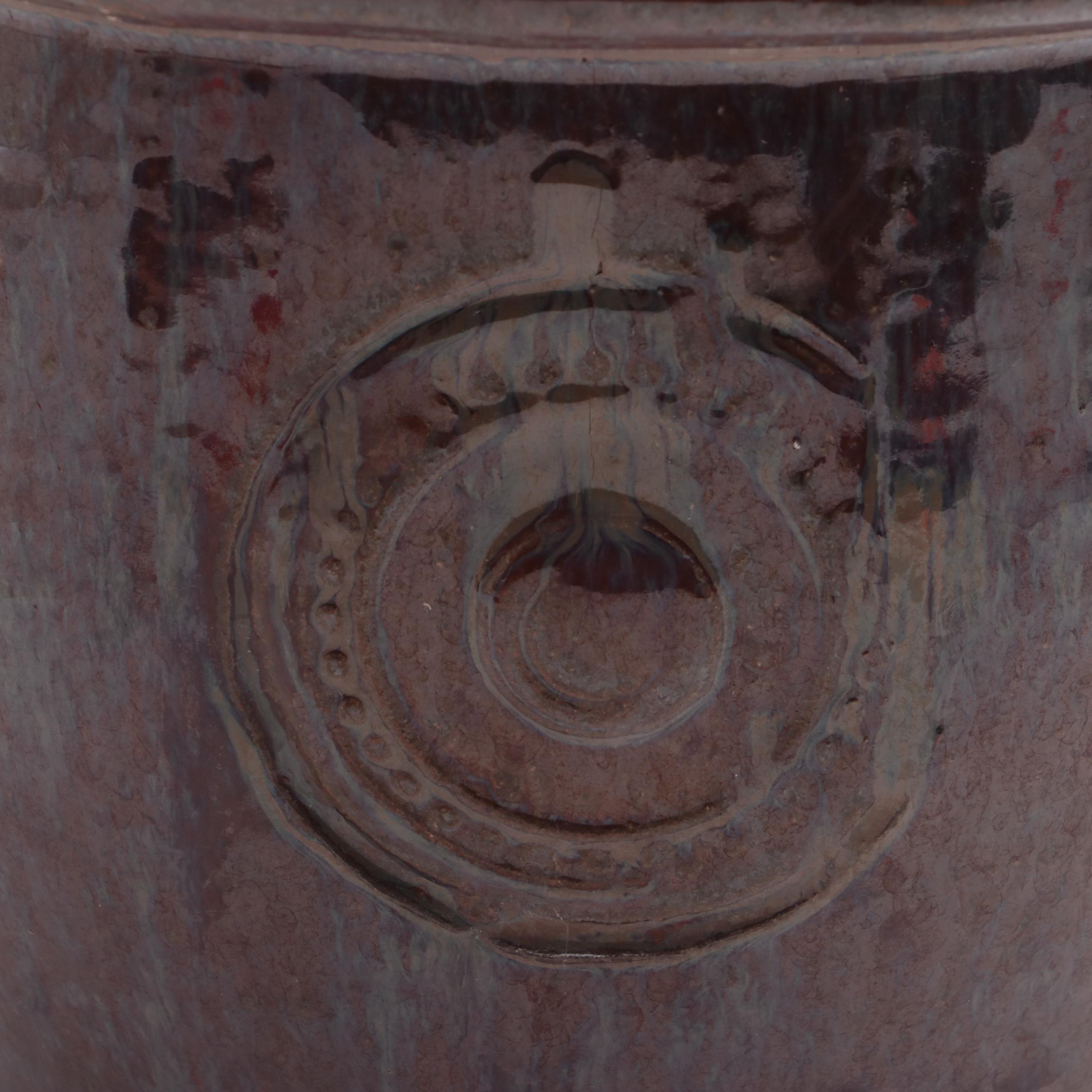 Brownware with Other Stoneware Bowls and Planter, 20th Century