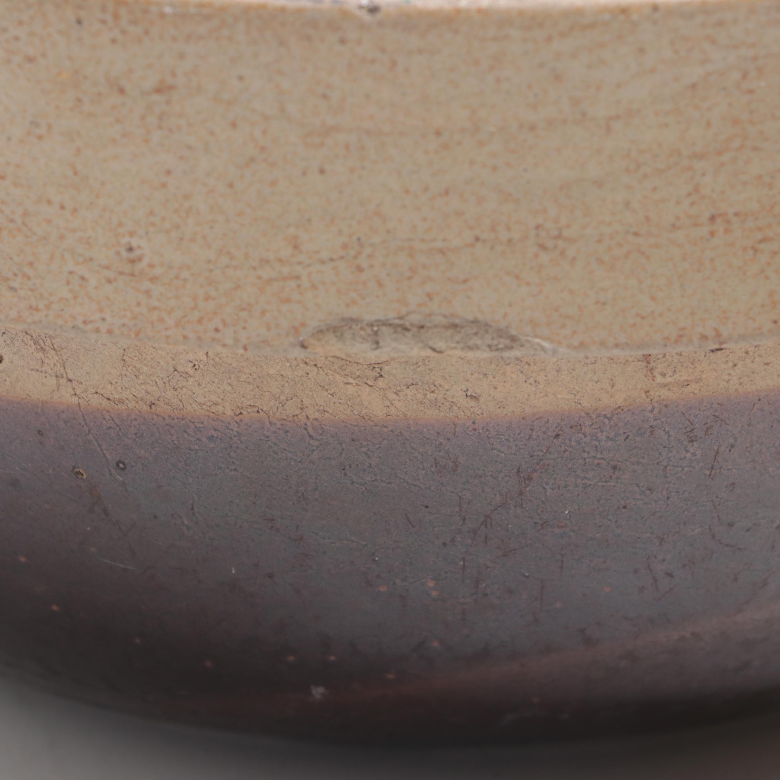 Brownware with Other Stoneware Bowls and Planter, 20th Century