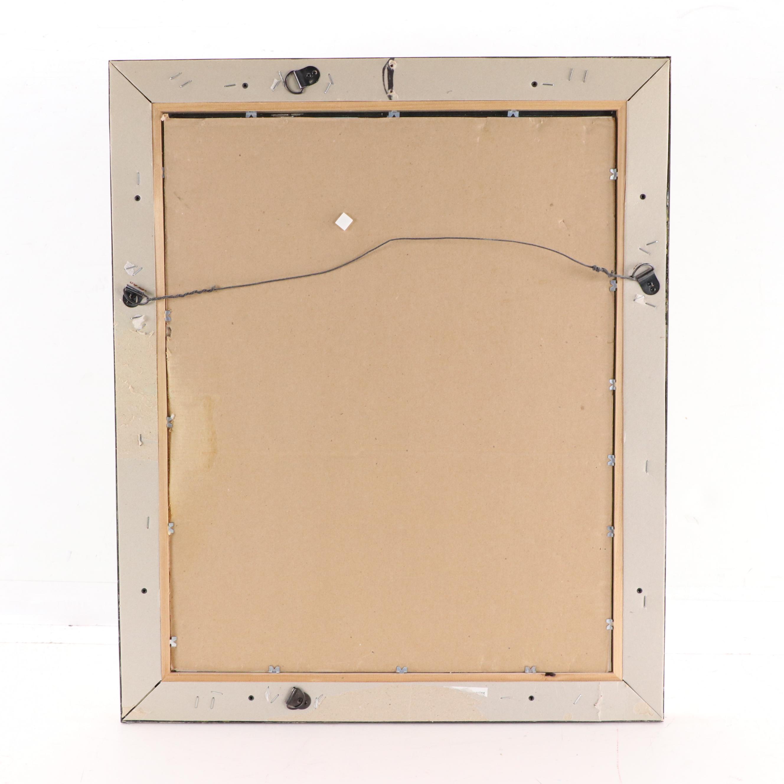 Vinyl Collage Portrait of Owl, 21st Century