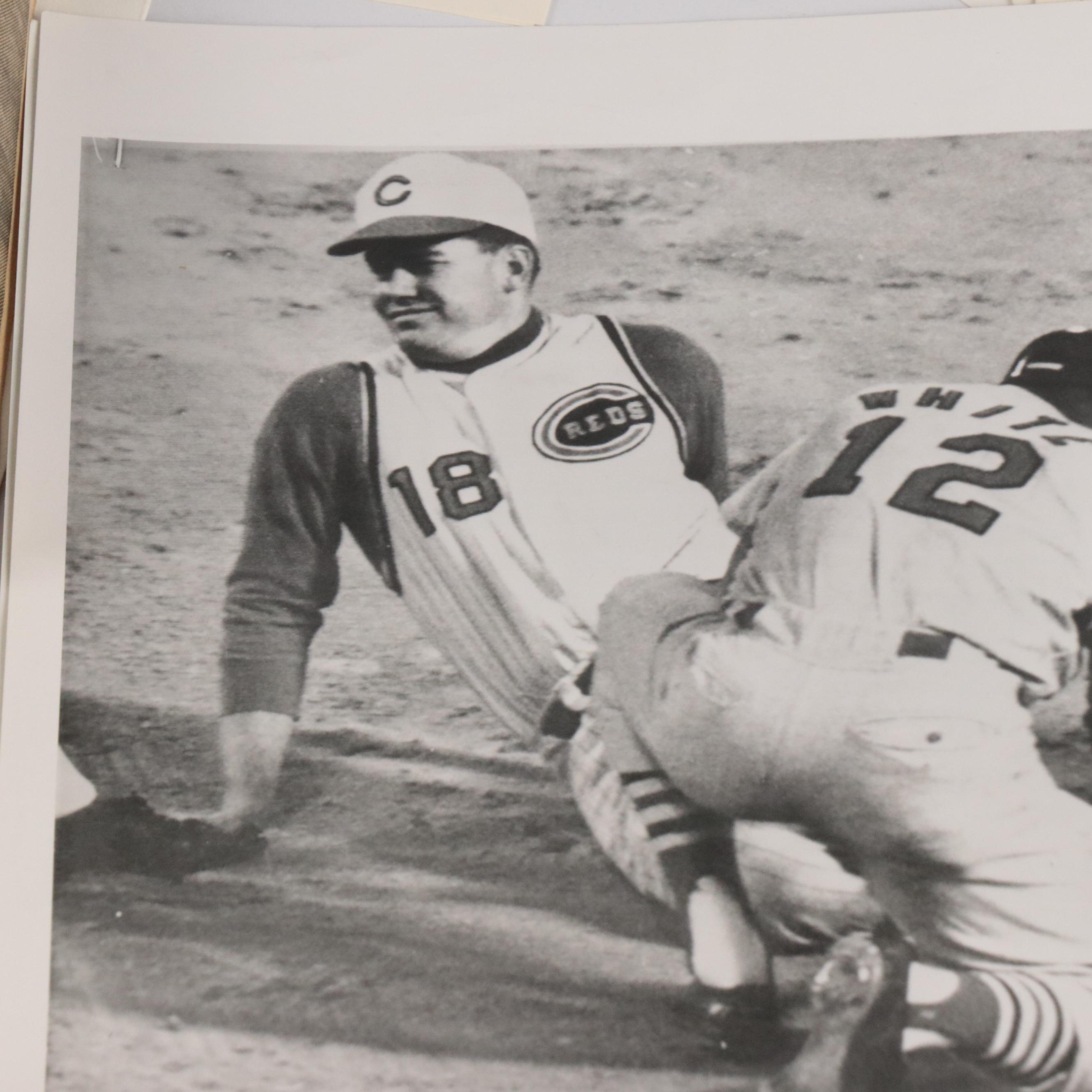 Johnny Bench Signed Print Addressed to Gordy Coleman with More
