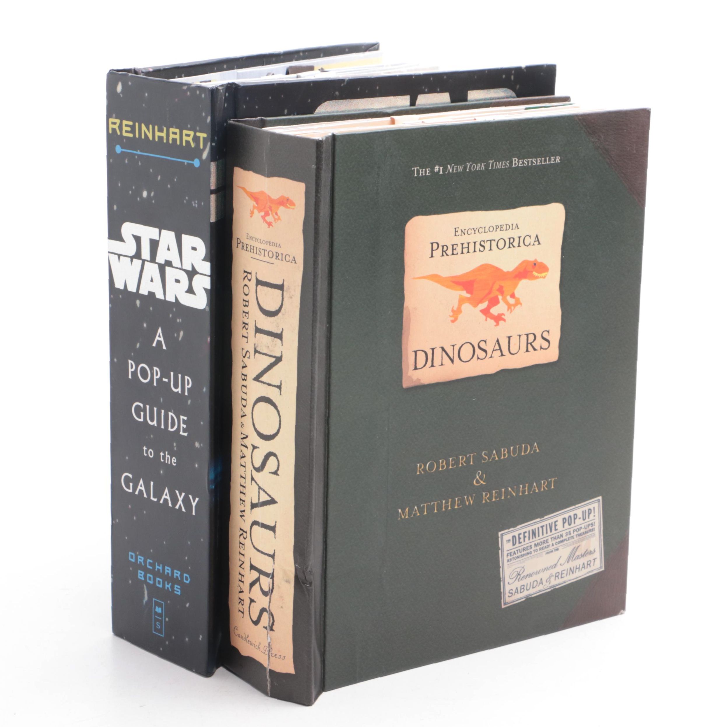 "Star Wars" and "Encyclopedia Prehistorica: Dinosaurs" Pop-Up Books