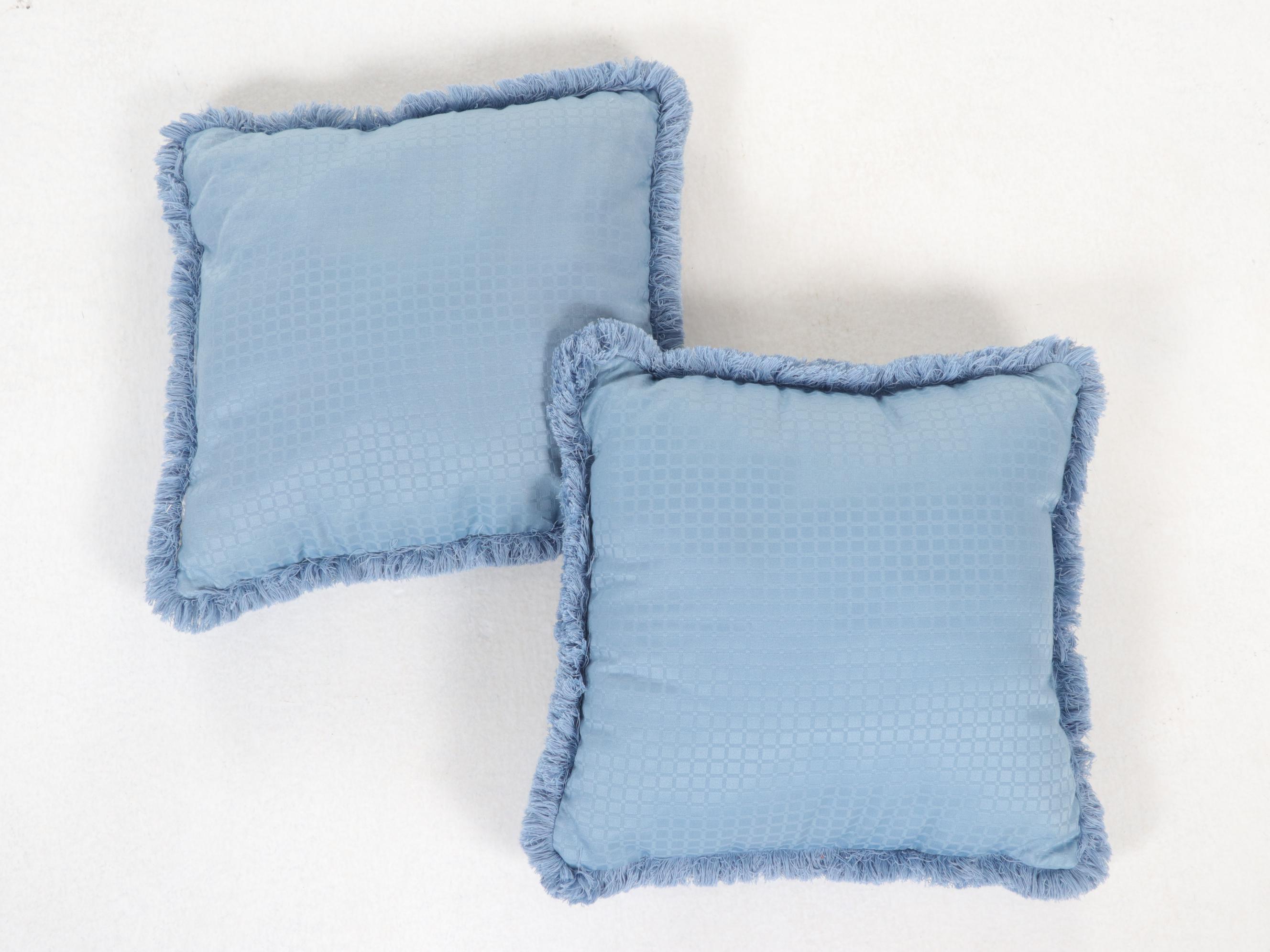 Pink And Blue Throw Pillows