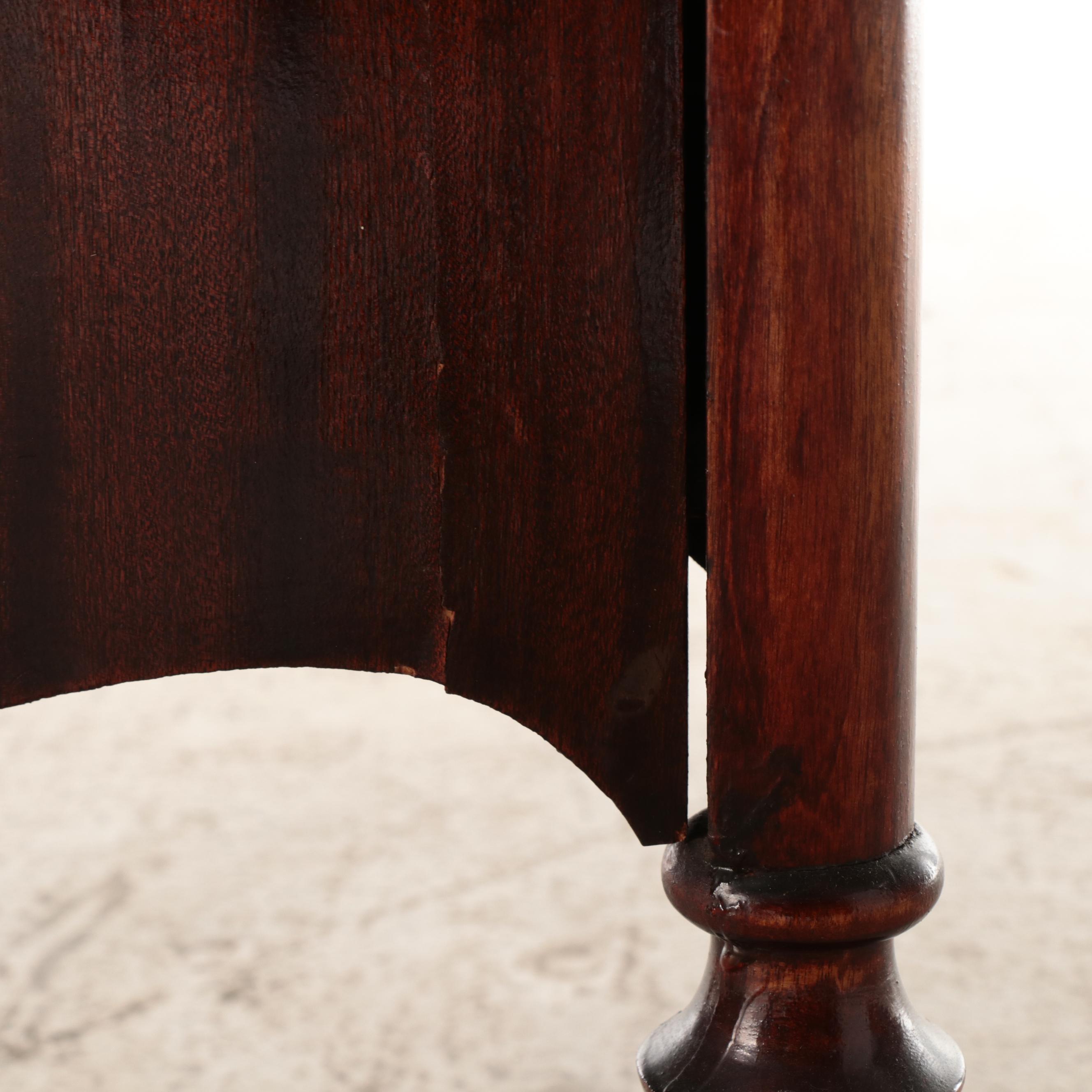 Art Nouveau Mahogany and Birch Étagère with Music Cabinet, circa 1900