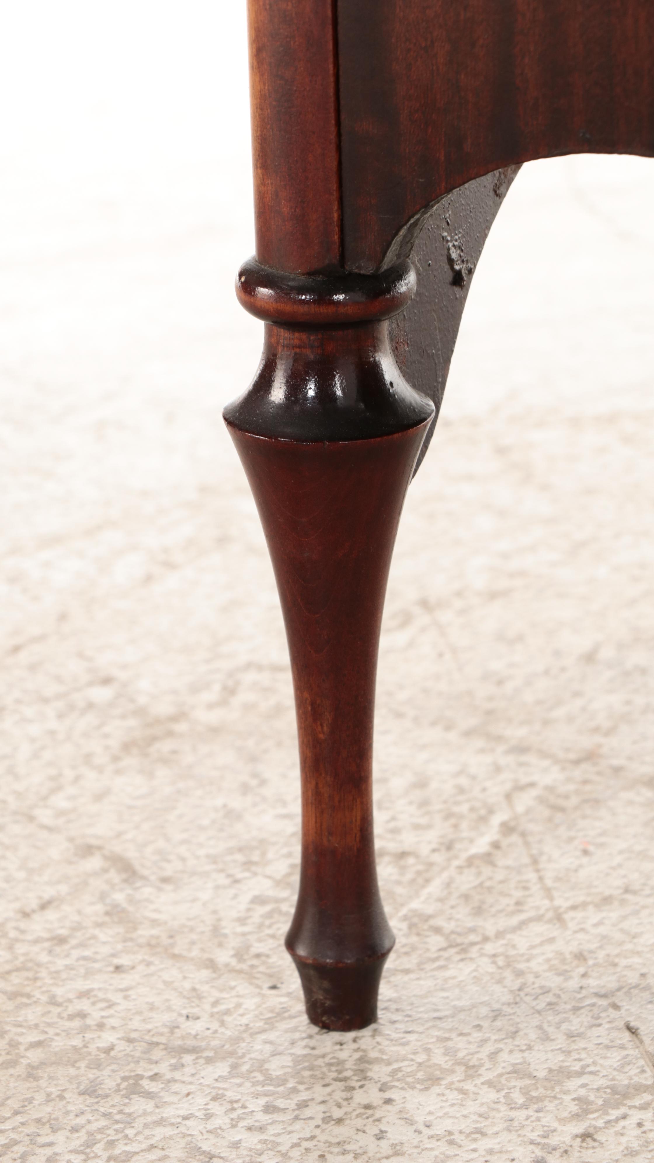 Art Nouveau Mahogany and Birch Étagère with Music Cabinet, circa 1900