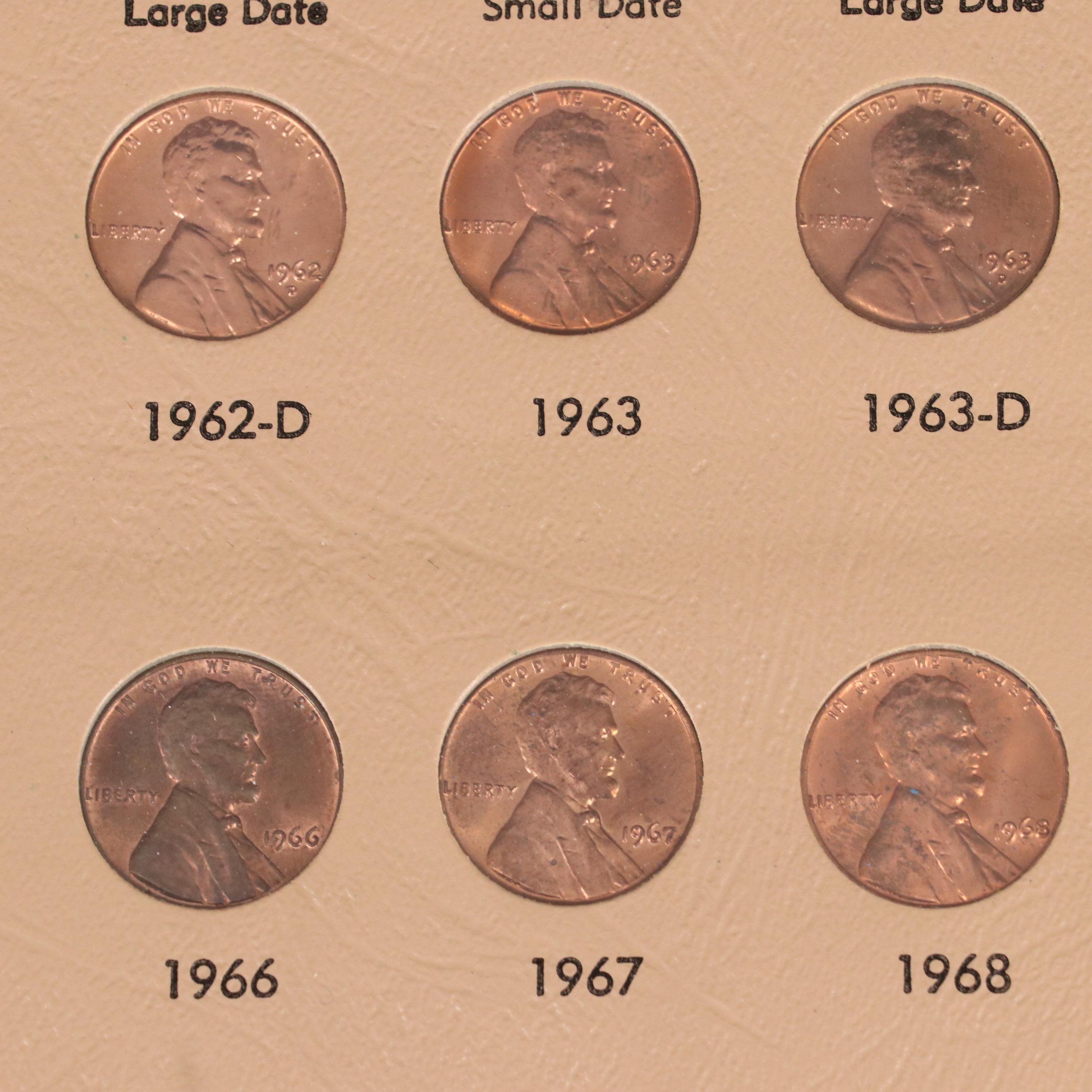 Partial Collection of One Hundred-Twelve Different Lincoln Cents From 1935-1981