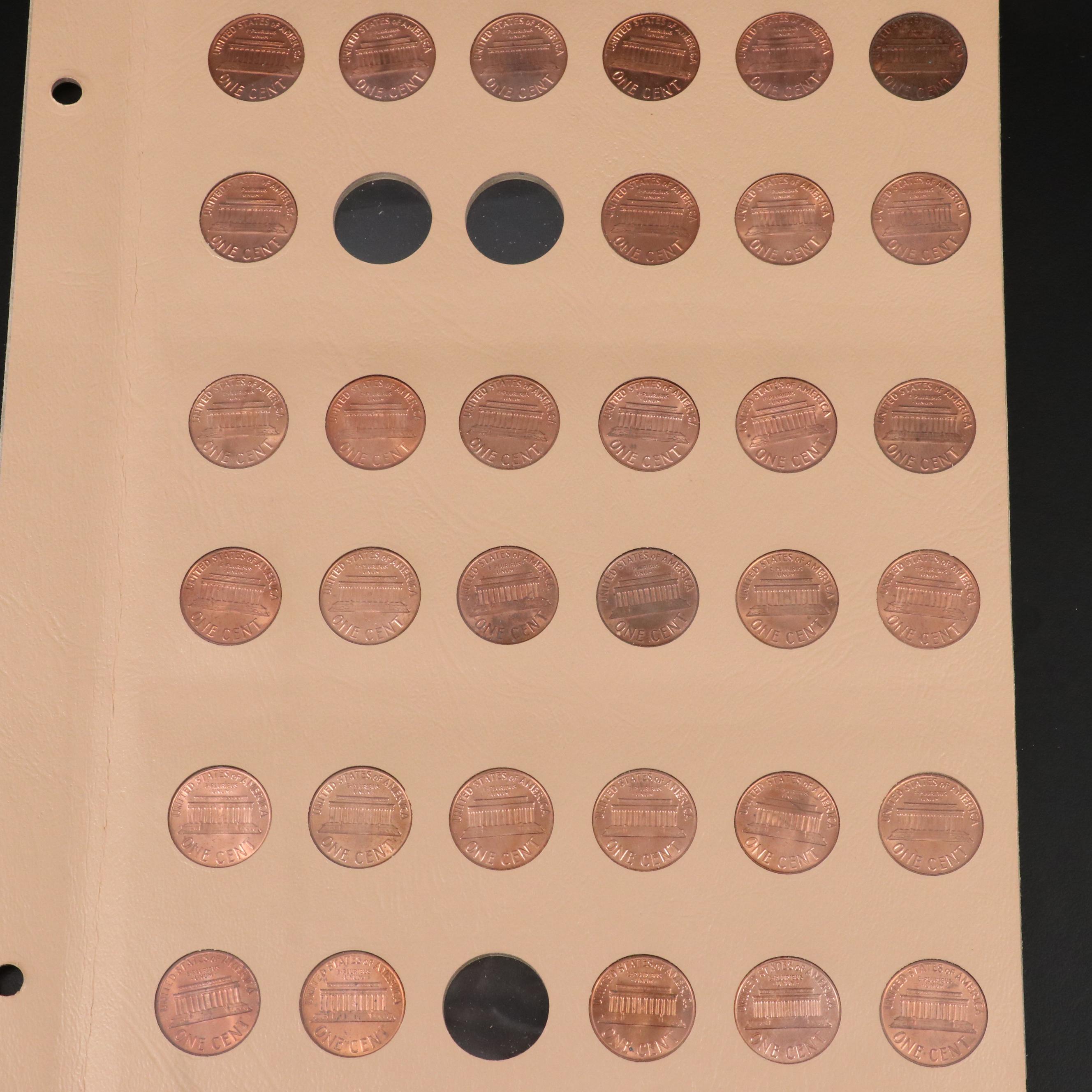 Partial Collection of One Hundred-Twelve Different Lincoln Cents From 1935-1981