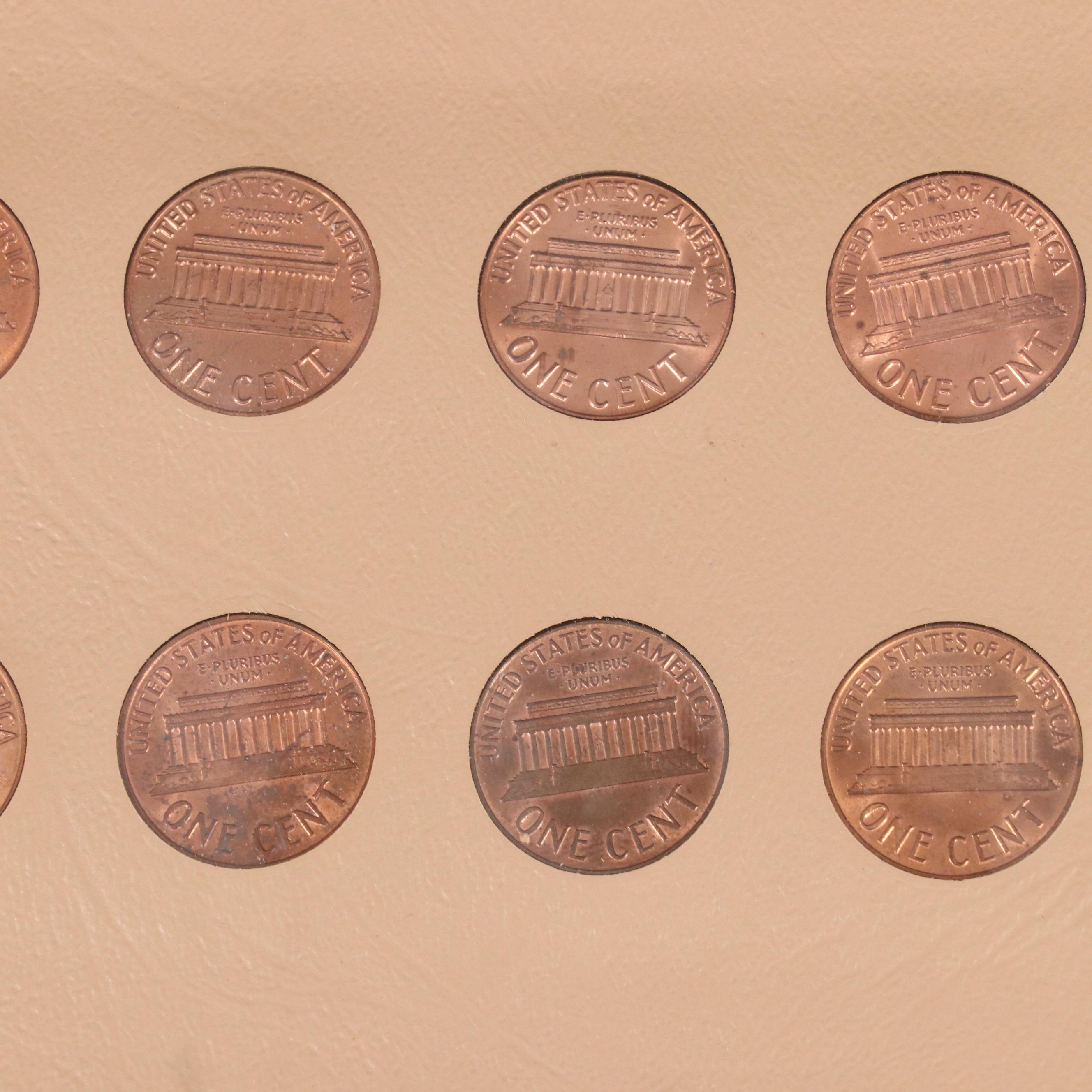 Partial Collection of One Hundred-Twelve Different Lincoln Cents From 1935-1981