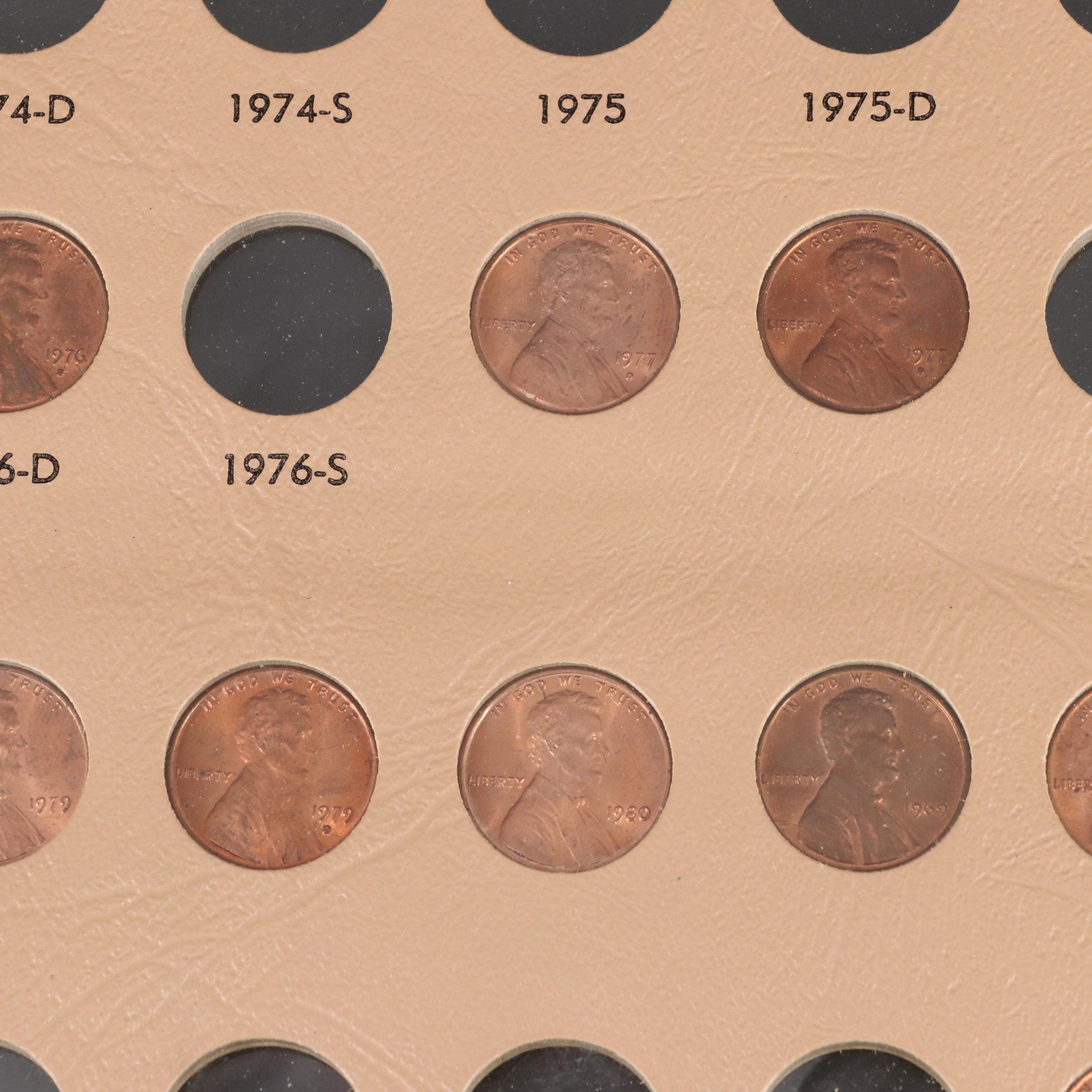 Partial Collection of One Hundred-Twelve Different Lincoln Cents From 1935-1981