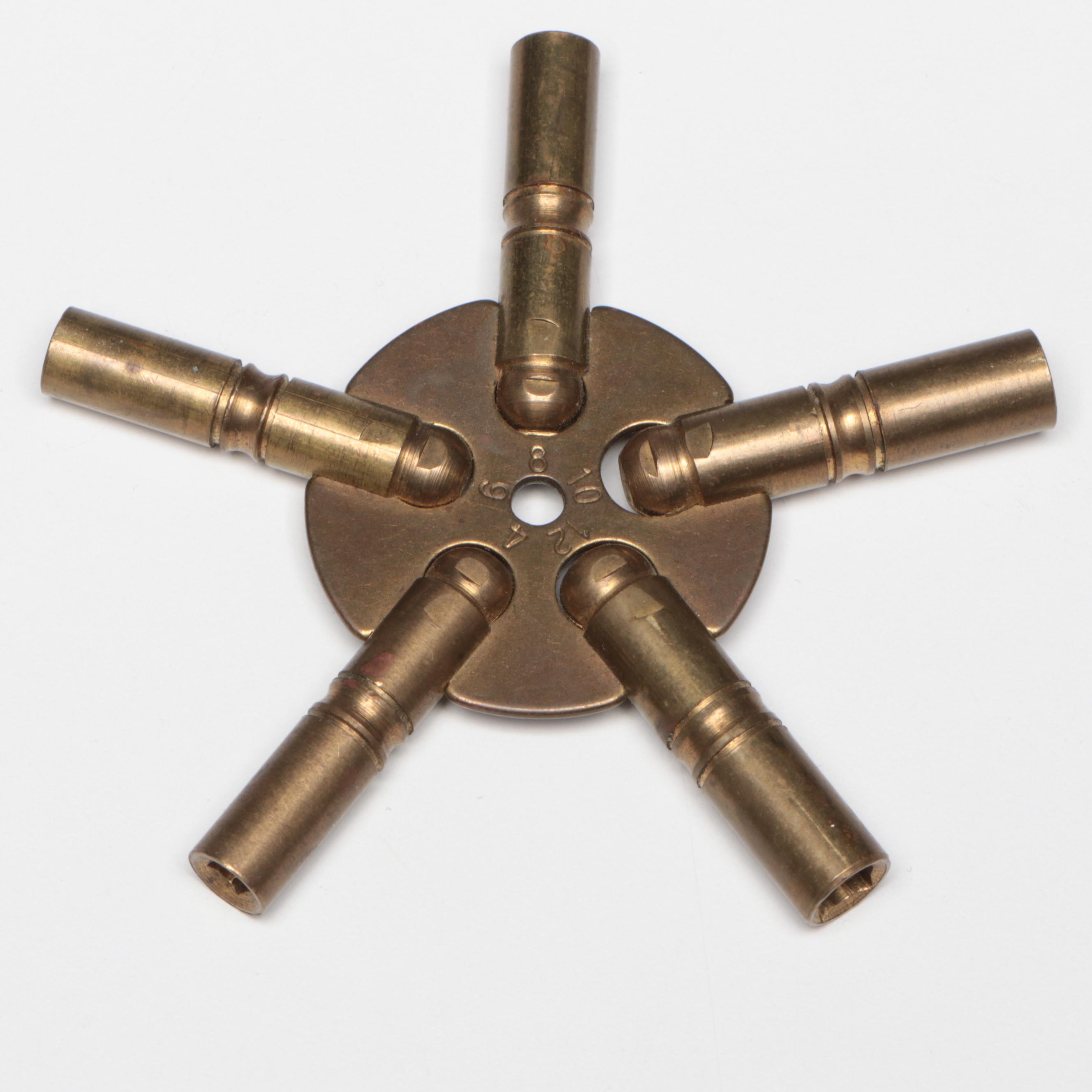 French Gilt Bronze and Glass Mantel Clock with Tiffany & Co. Face, Early 20th C.