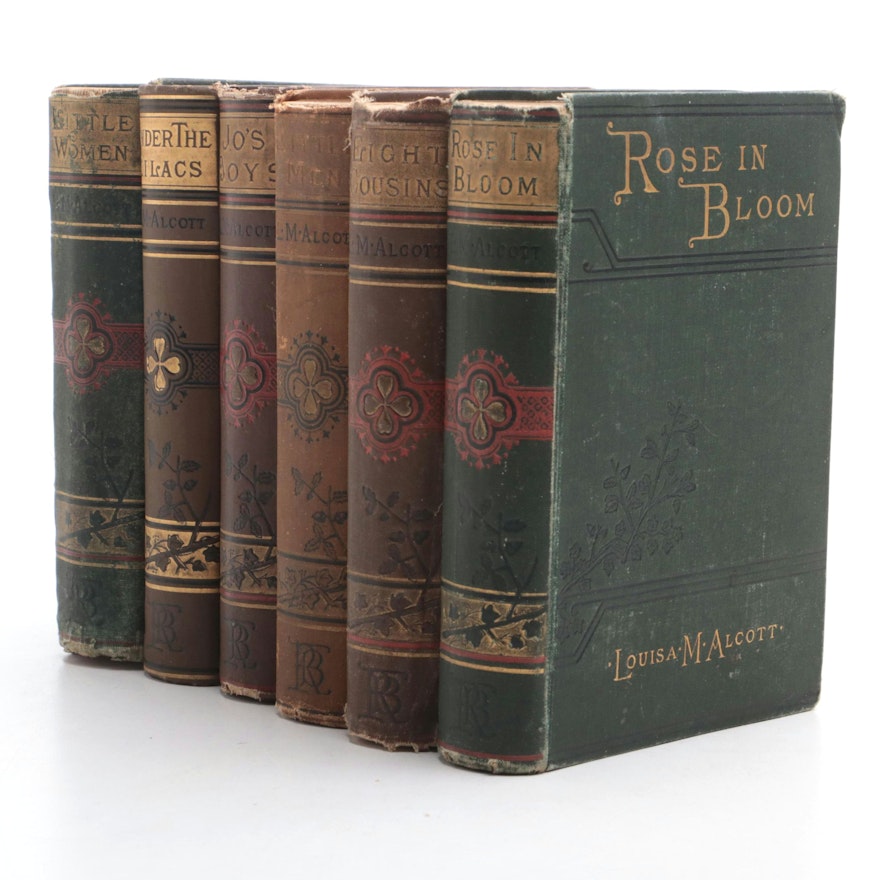 First Edition "Jo's Boys" and More Books by Louisa May Alcott, Late 19th Century