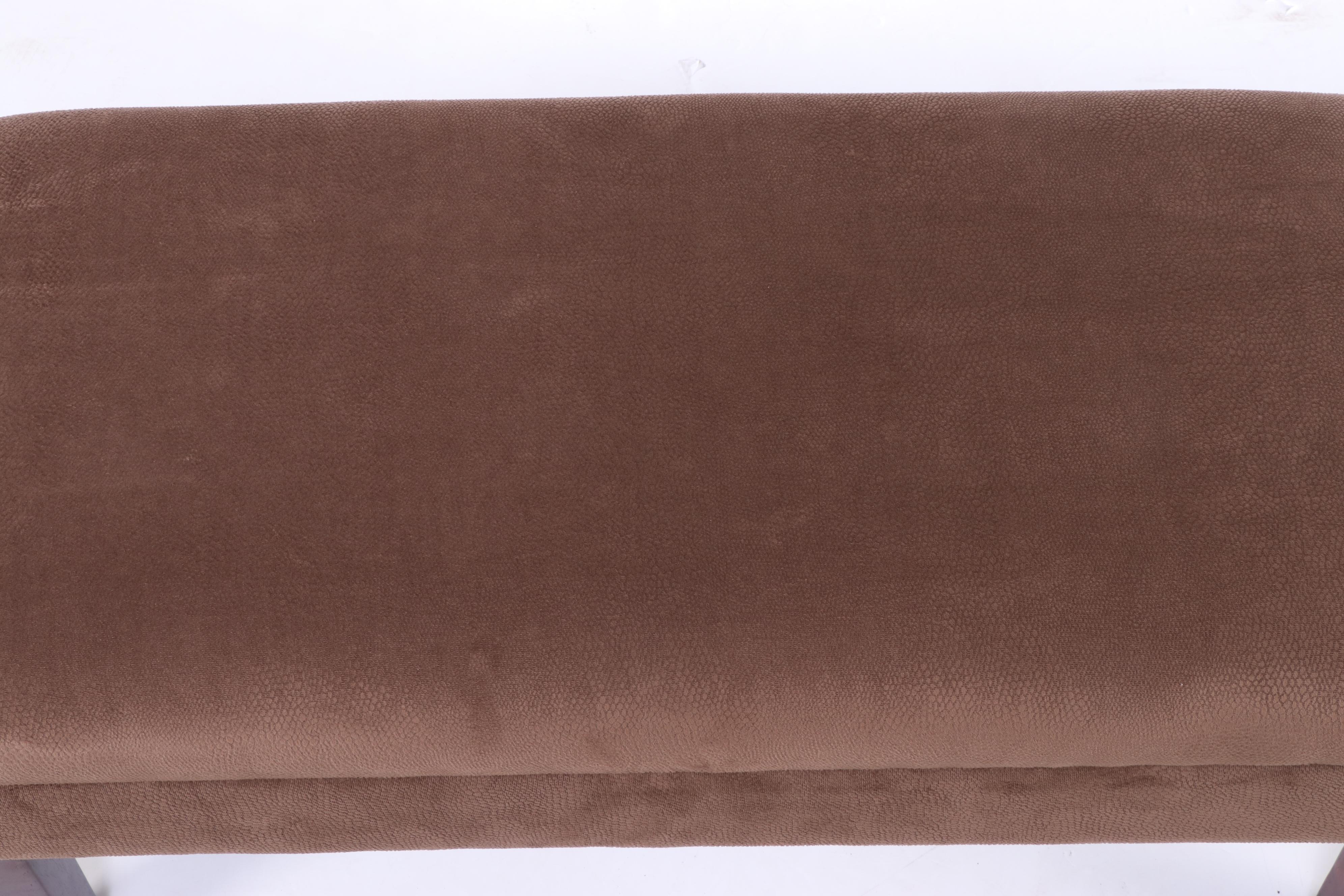 Contemporary Lift-Seat Storage Bench