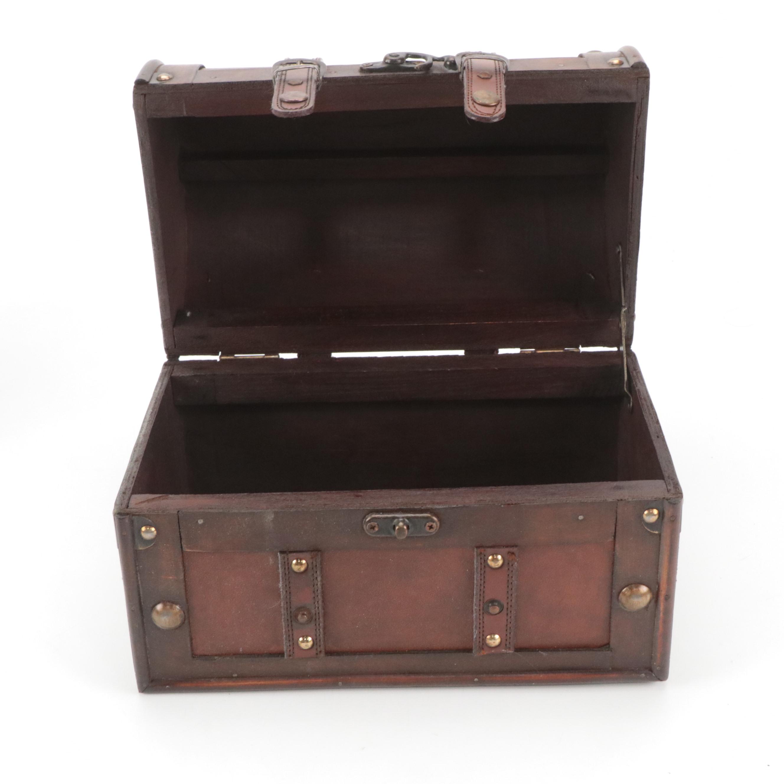 Fabric Nesting Boxes, Leather Trunk Box and More