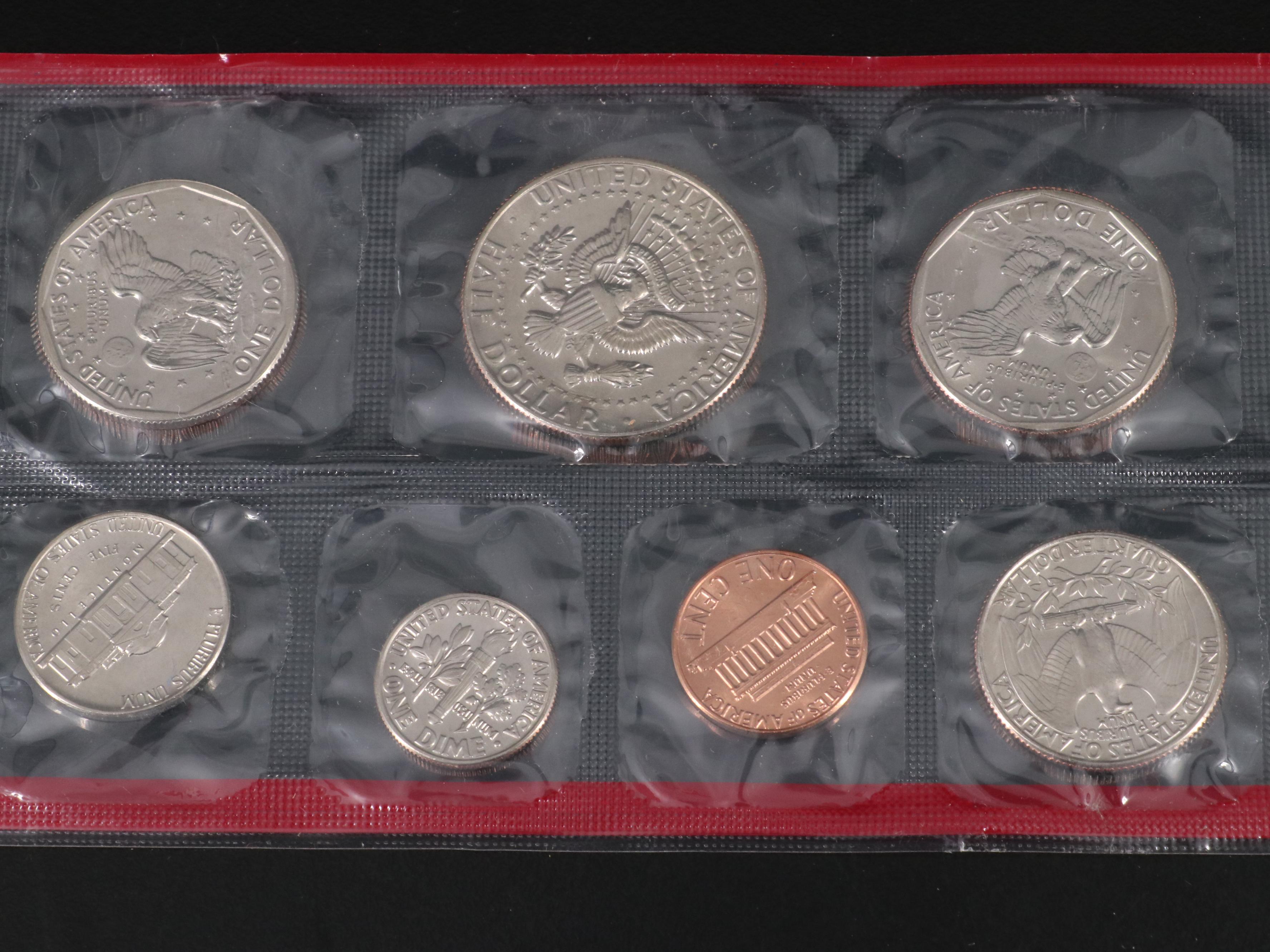 Collection of Twenty-Six Different U.S. Mint Sets 1968-1995 Complete