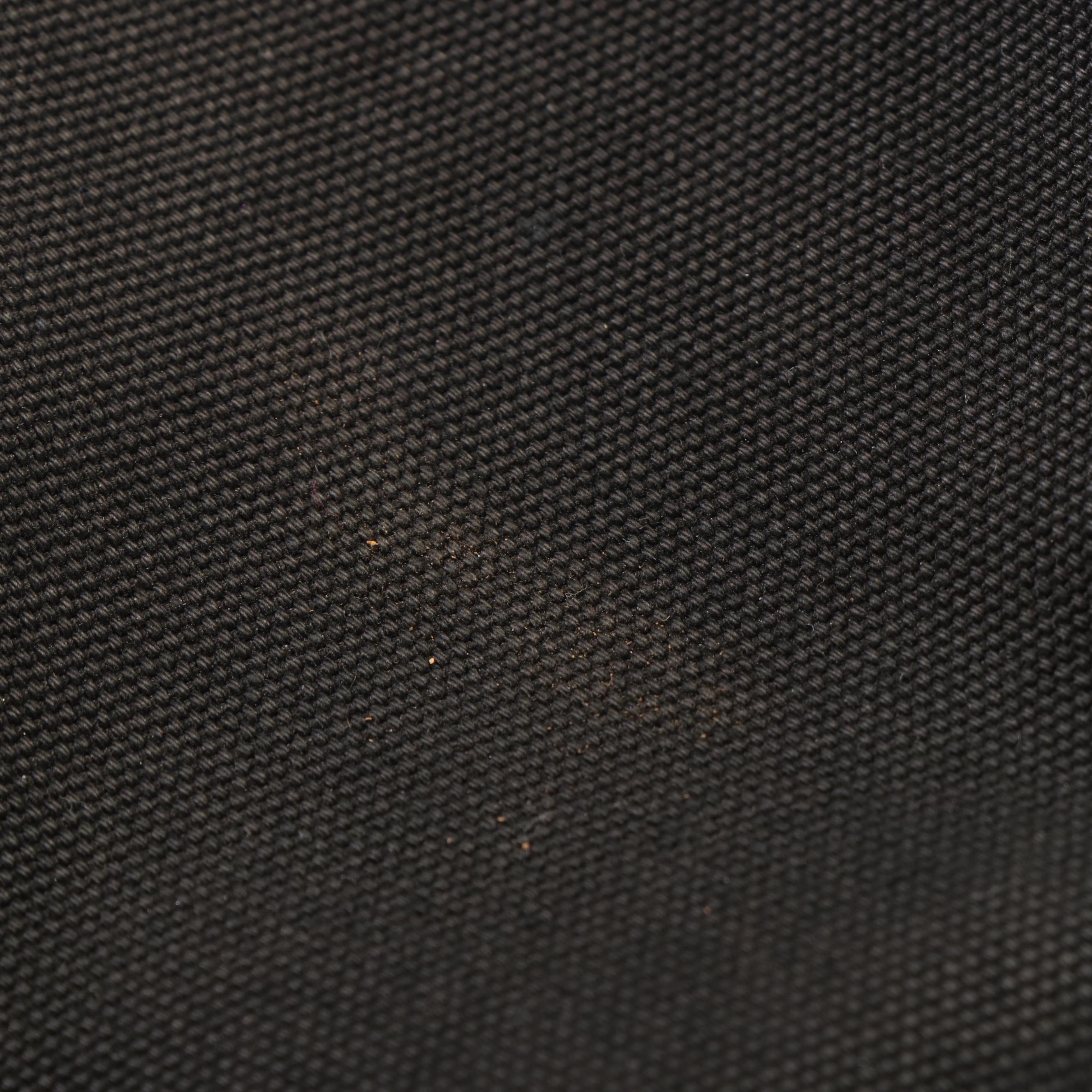 Prada 2Way Canapa Shoulder Tote Bag in Black Canvas