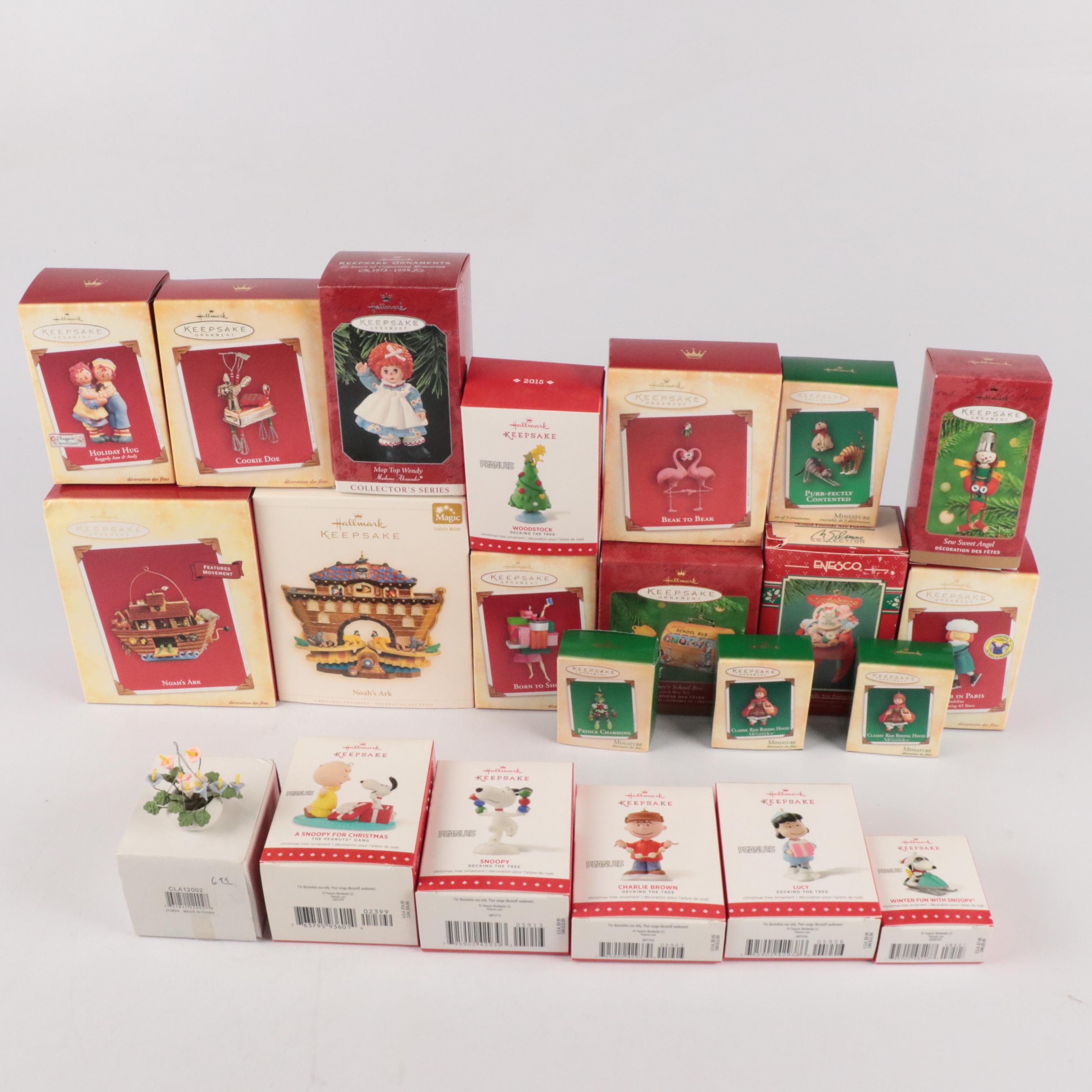 Hallmark "Snoopy for Christmas" Resin Ornament with More Christmas Ornaments
