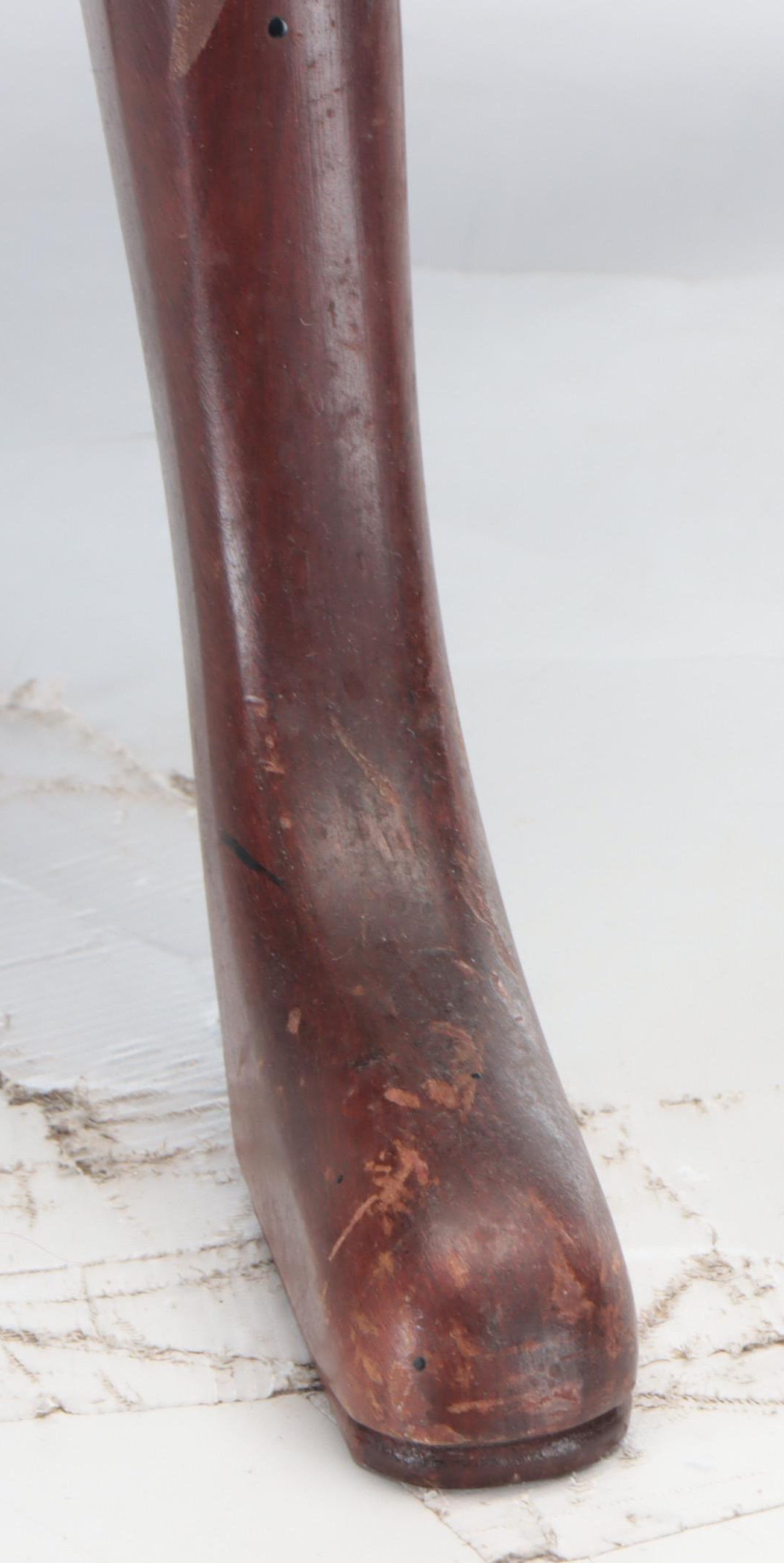 American Colonial Style Wood and Brass Two-Tier Dumbwaiter, Mid-20th Century