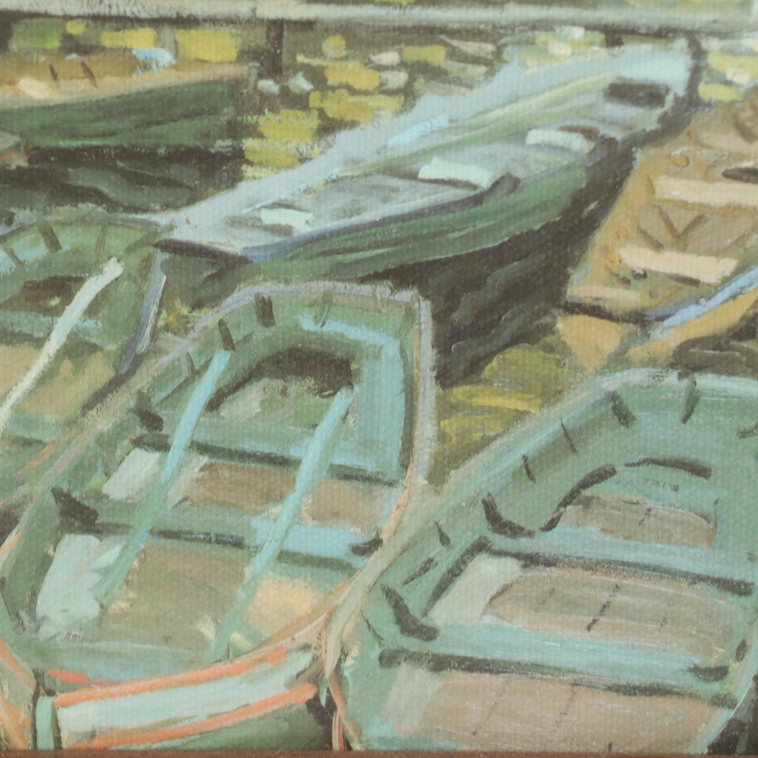 Offset Lithograph After Claude Monet "Bathers at La Grenouillère"