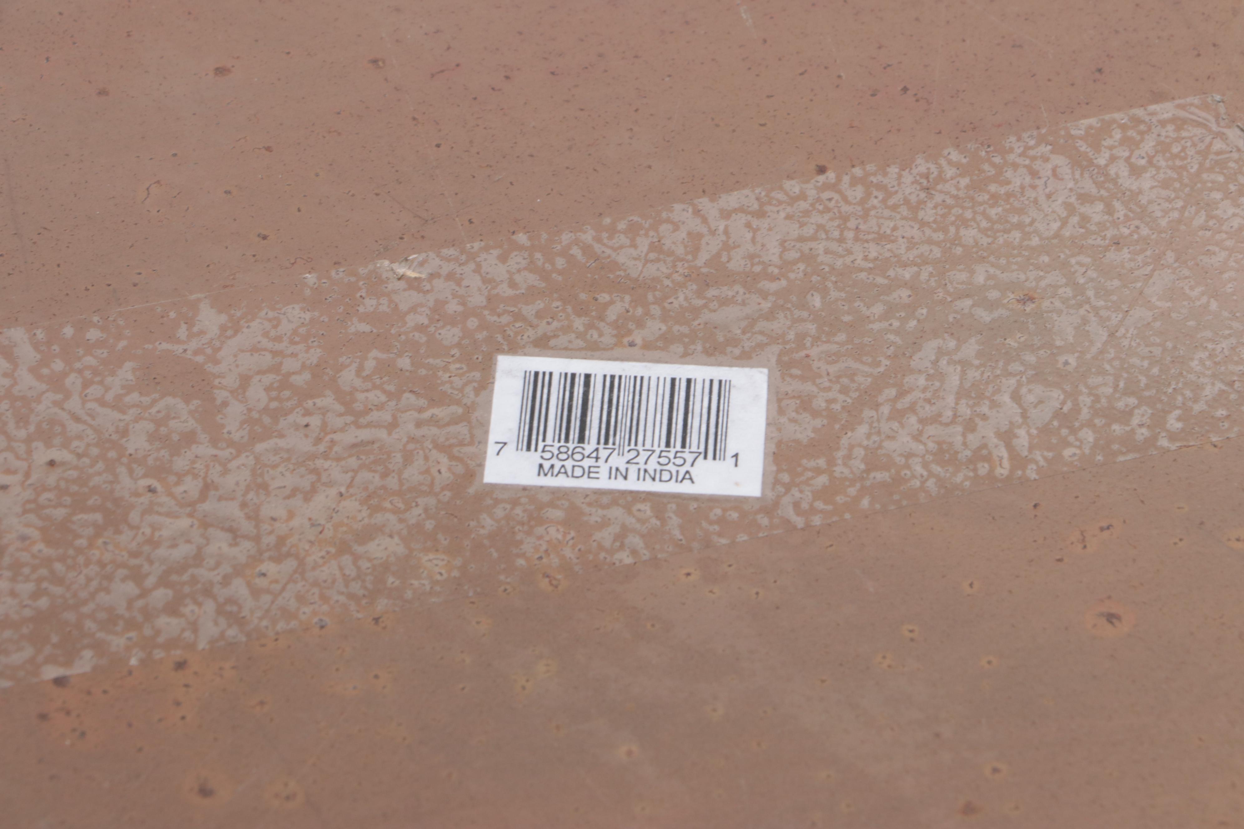 Iridescent Slag Glass Lamp Shade, Pierced Gallery Tray, Rare Woods Photo Frame