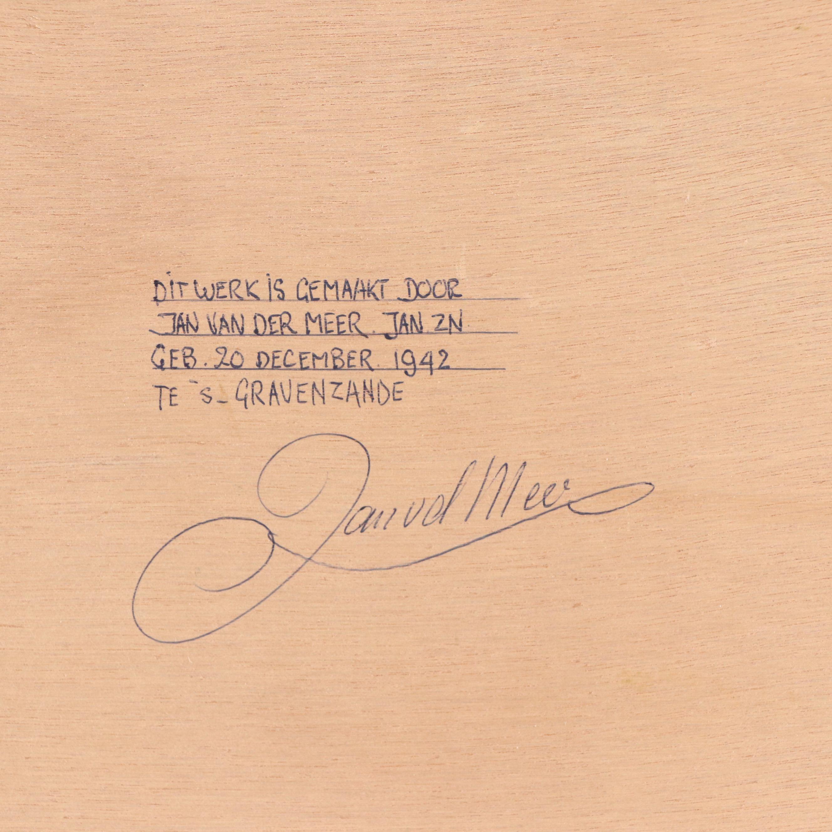 Jan Van Der Meer Naval Scene Oil Painting, 2012