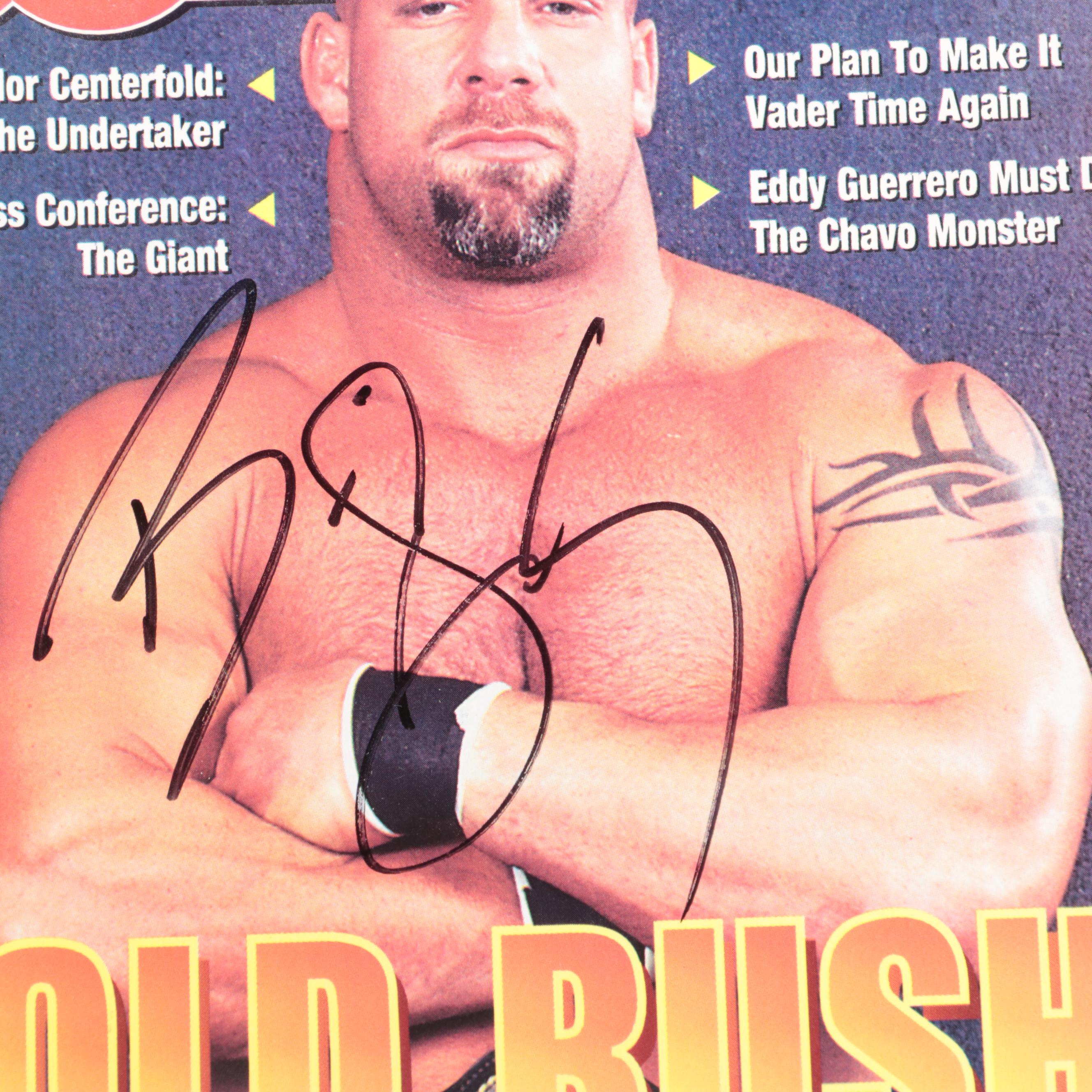 Bill Goldberg Signed "Wrestling Illustrated" Magazine, Late 20th Century