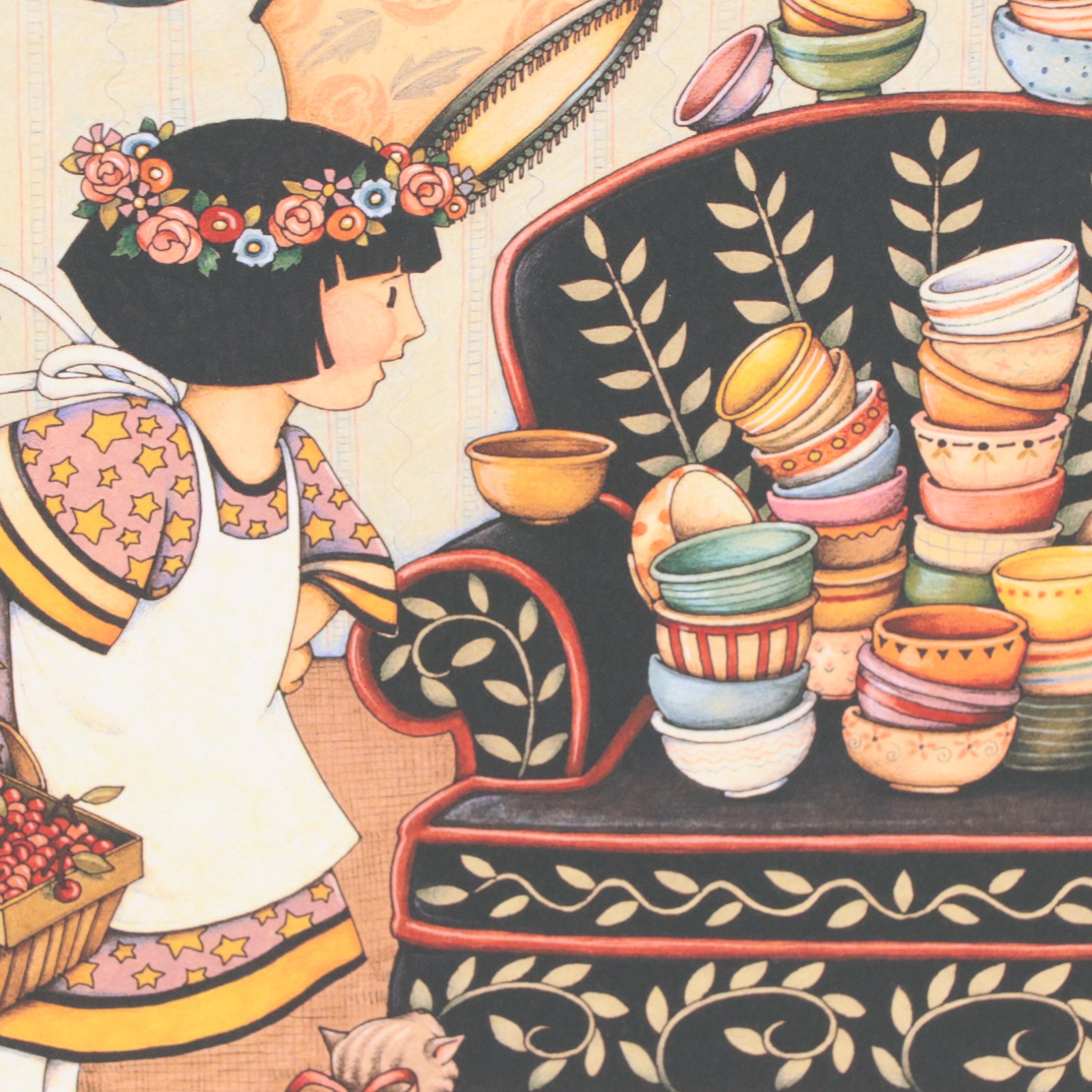 Mary Engelbreit Prints Including "Chair of Bowlies"