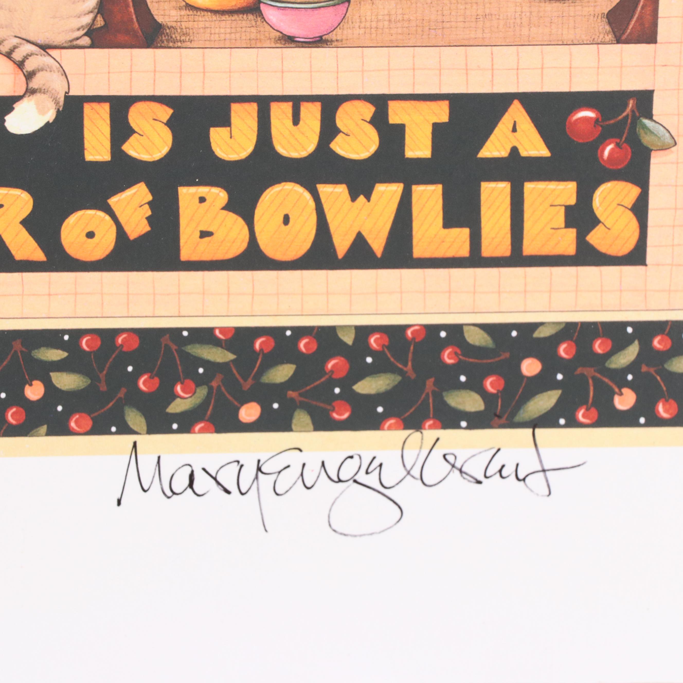 Mary Engelbreit Prints Including "Chair of Bowlies"