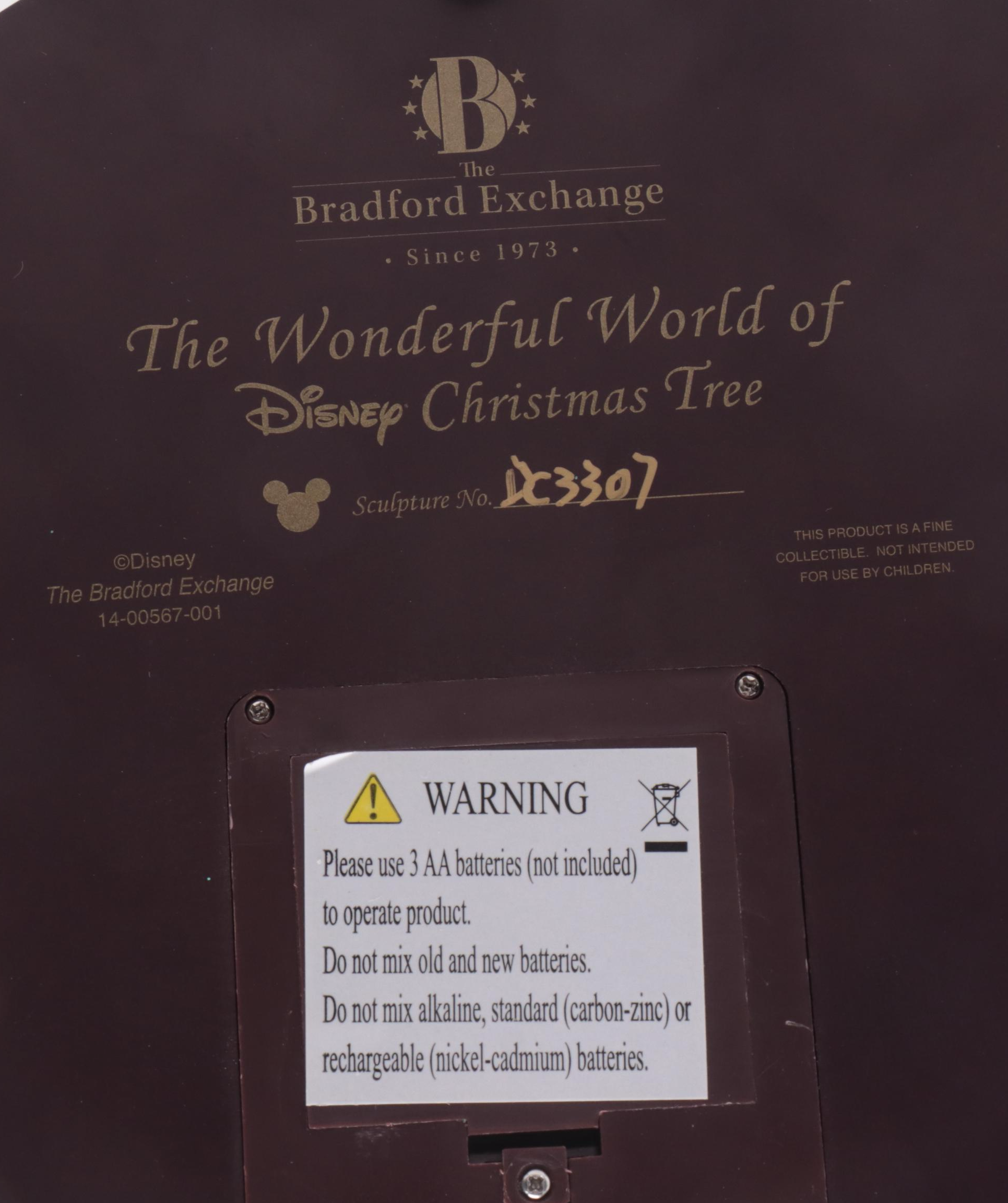 Bradford Exchange Wonderful World of Disney Christmas Tree
