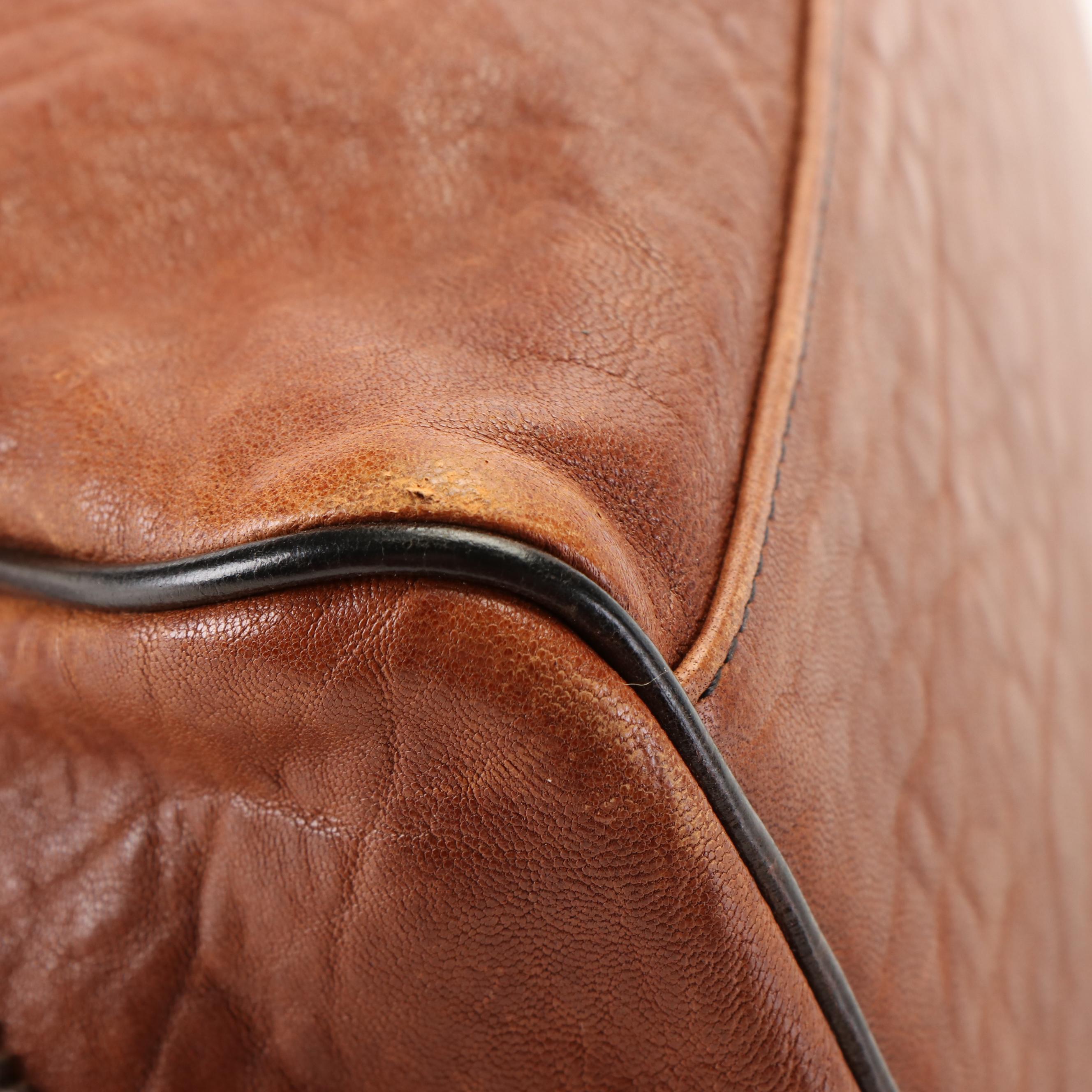 Fendi Du Jour Tote Bag in Brown Leather