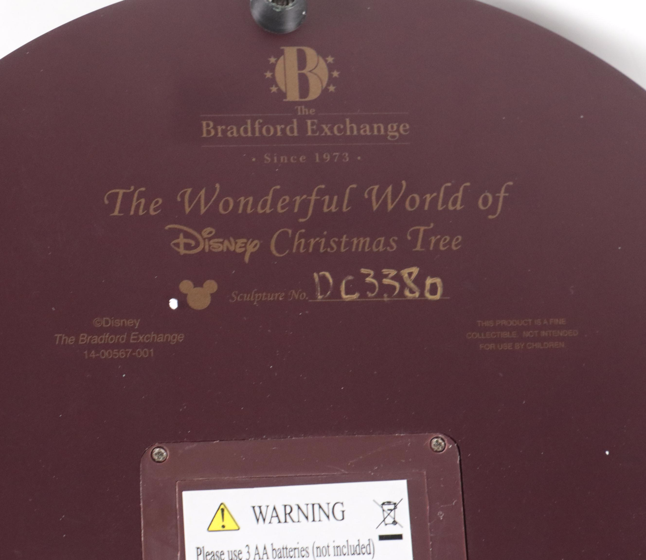 Bradford Exchange Wonderful World of Disney Christmas Tree