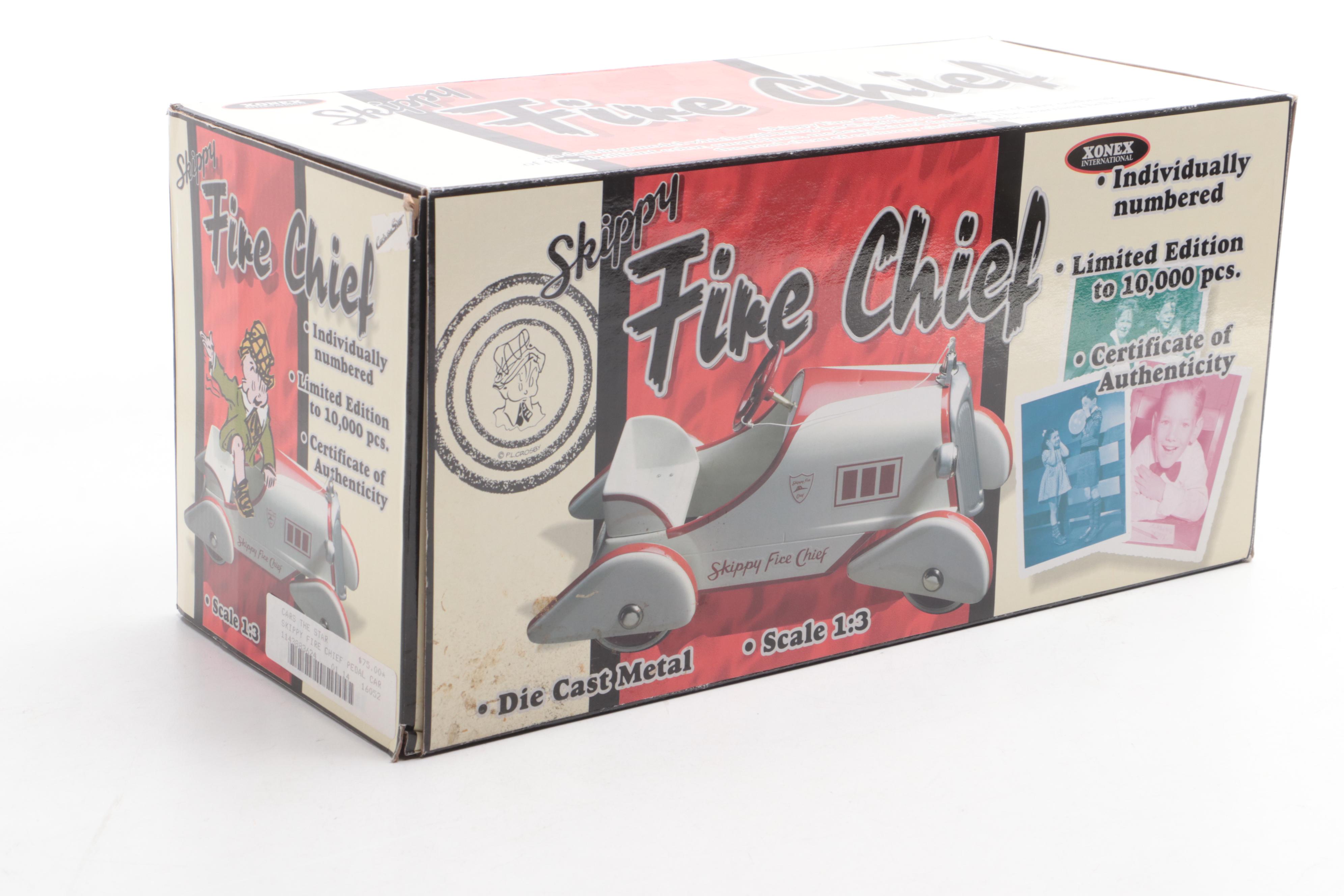 Xonex "Skippy Fire Chief" and "Army Pursuit Plane" Toys