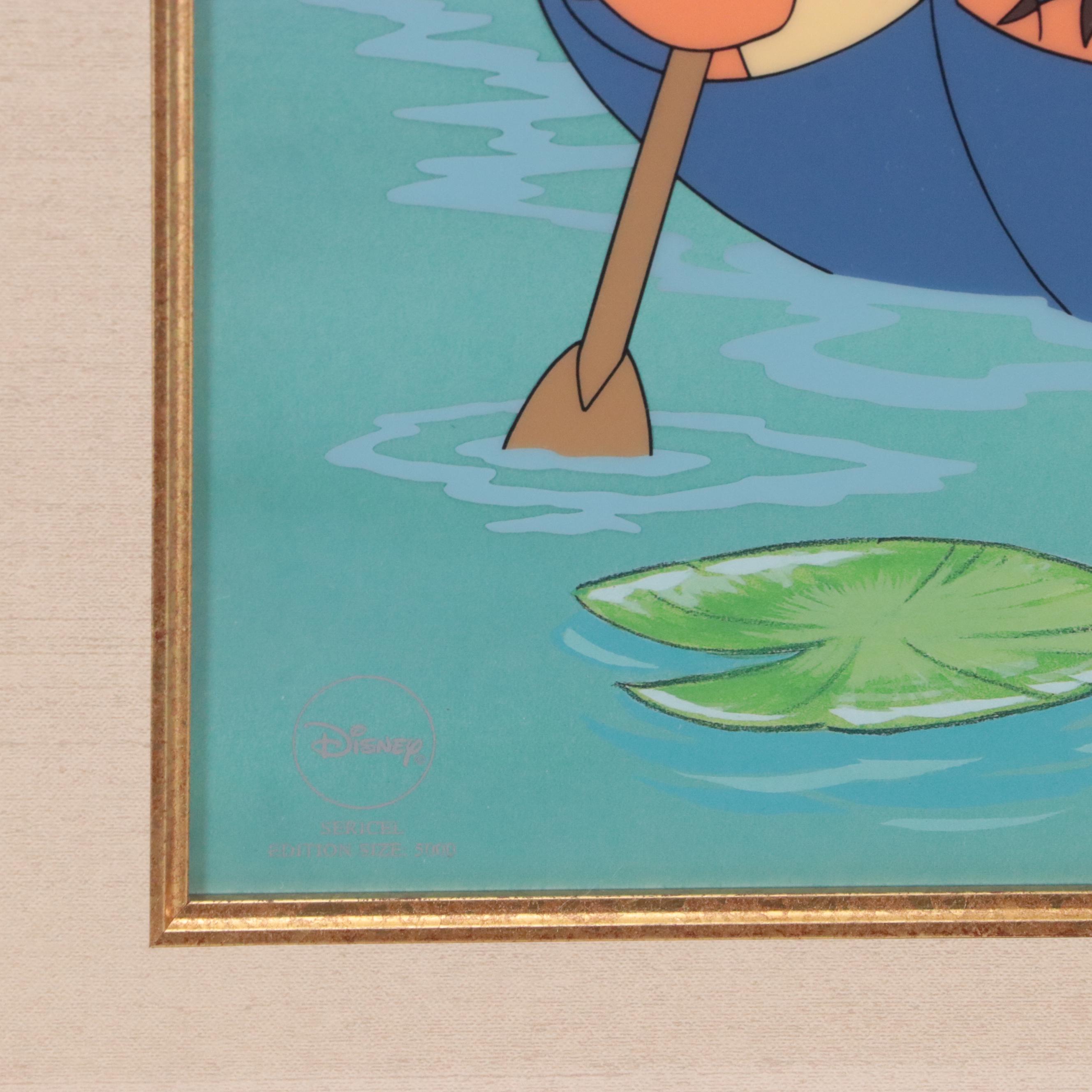 Disney Winnie the Pooh Sericel "Pooh's Hunny Hunt," 1998