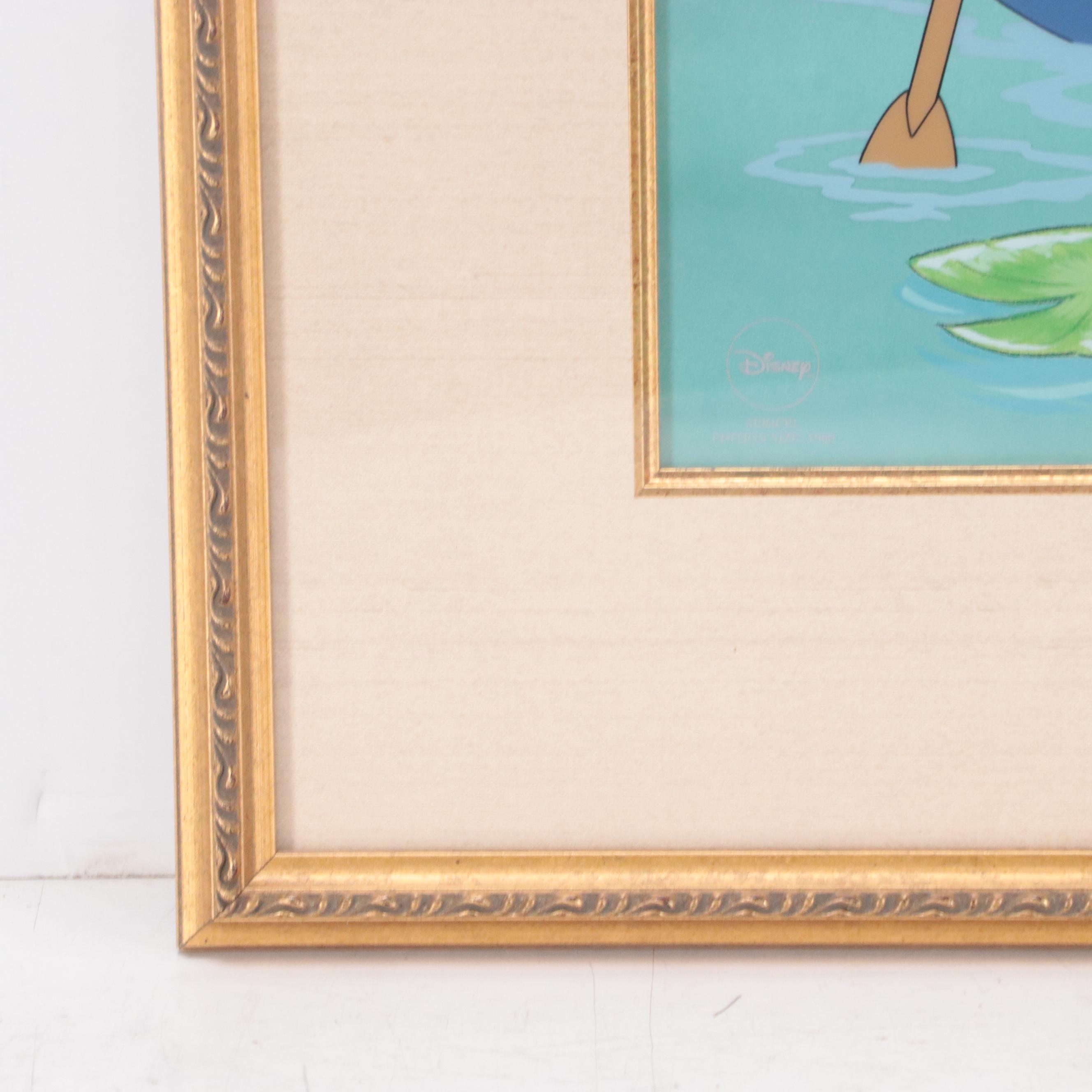 Disney Winnie the Pooh Sericel "Pooh's Hunny Hunt," 1998