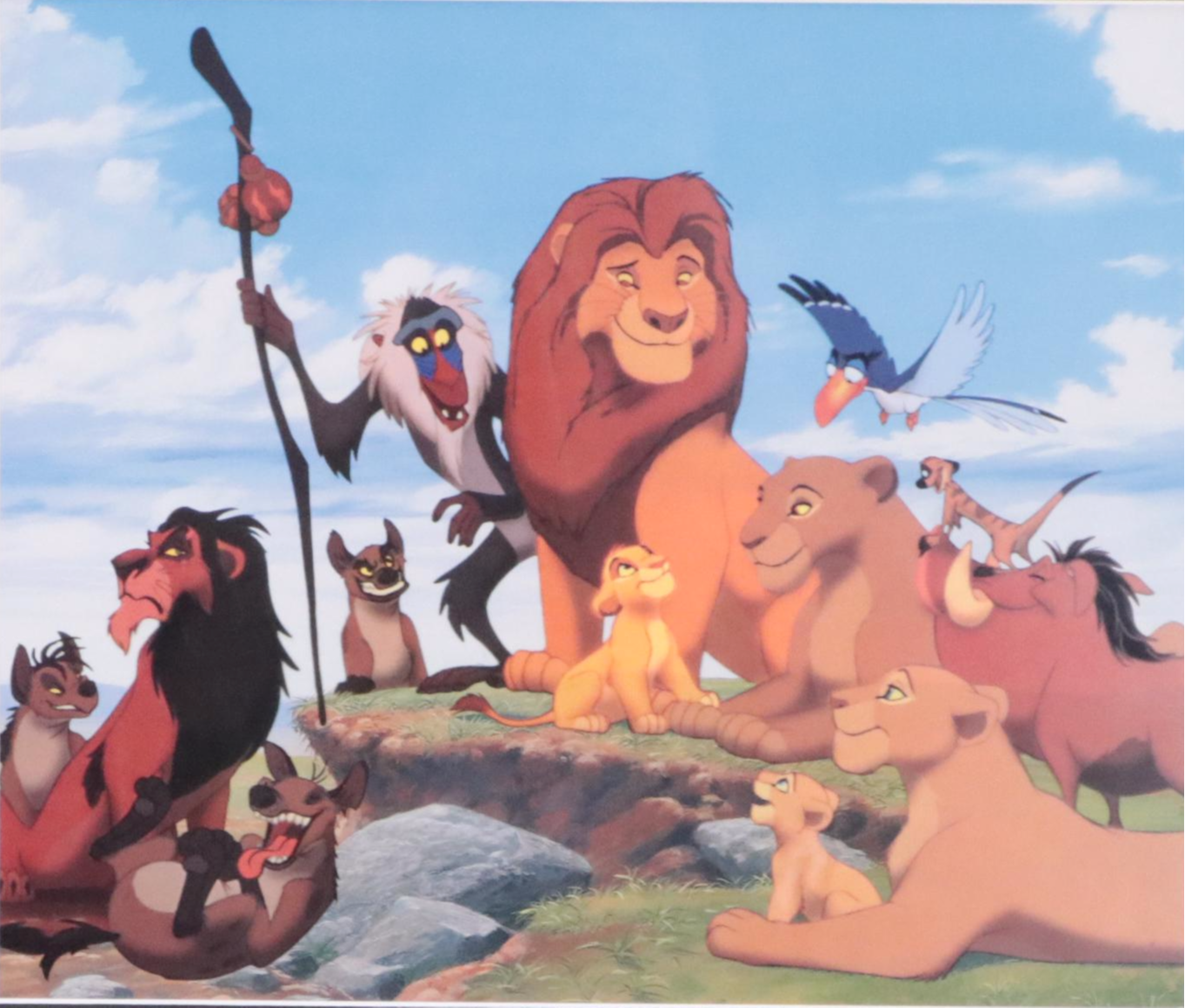 Disney "The Lion King" Offset Lithograph