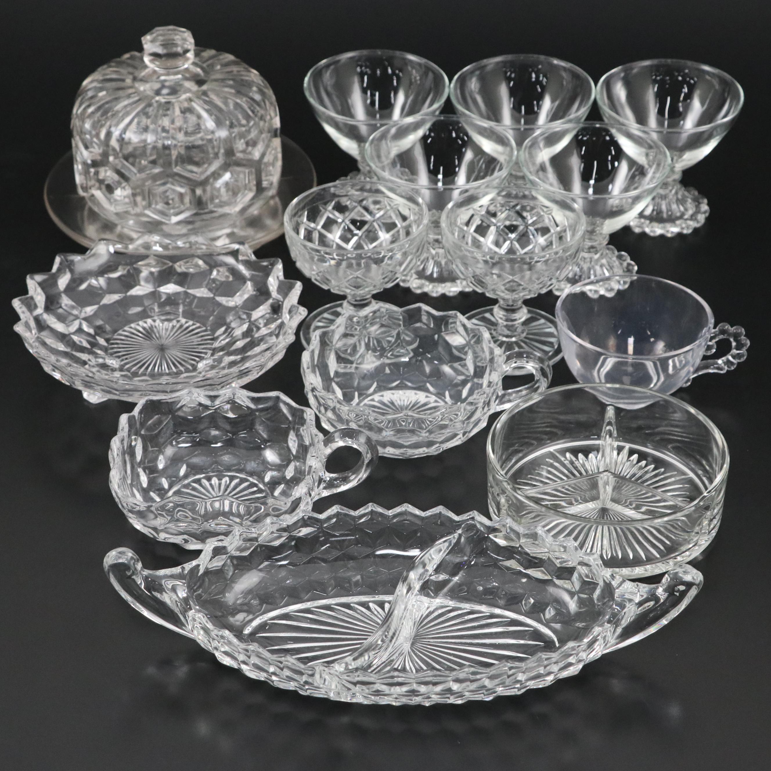 Fostoria "American Clear" Serving Pieces and Other Glassware