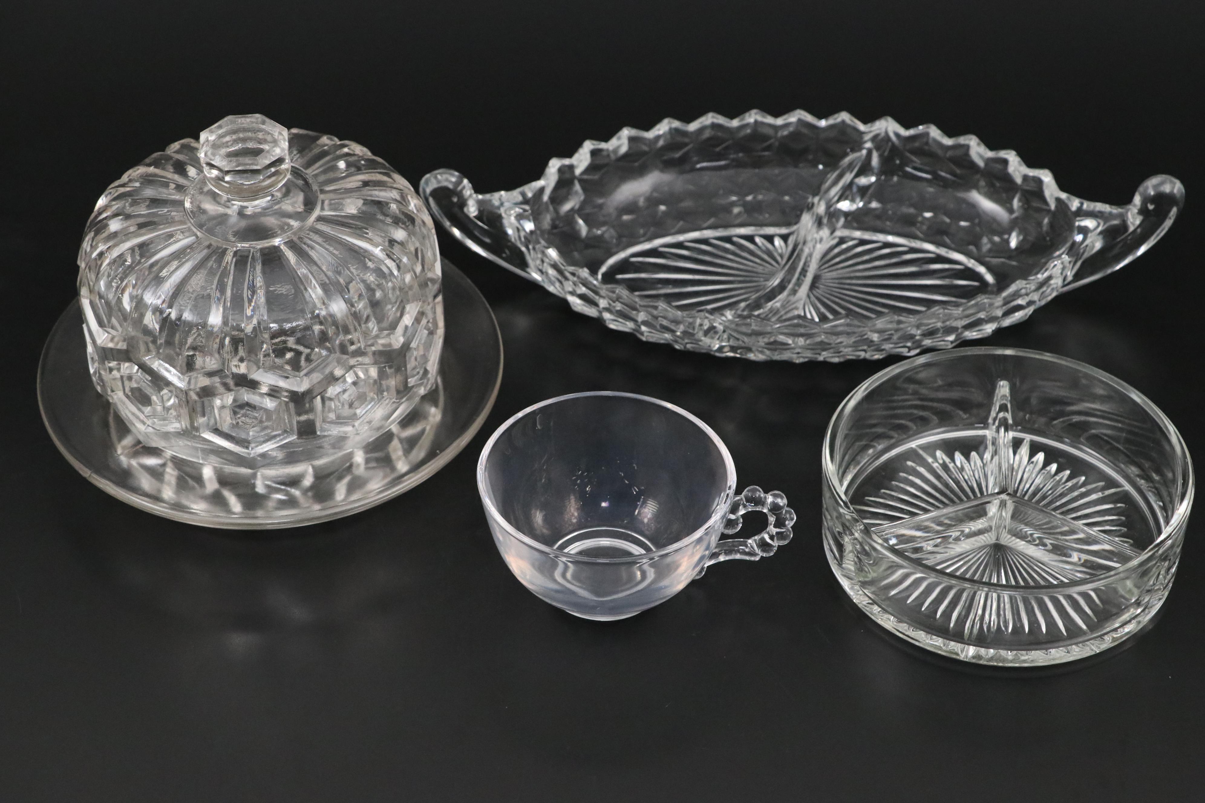 Fostoria "American Clear" Serving Pieces and Other Glassware